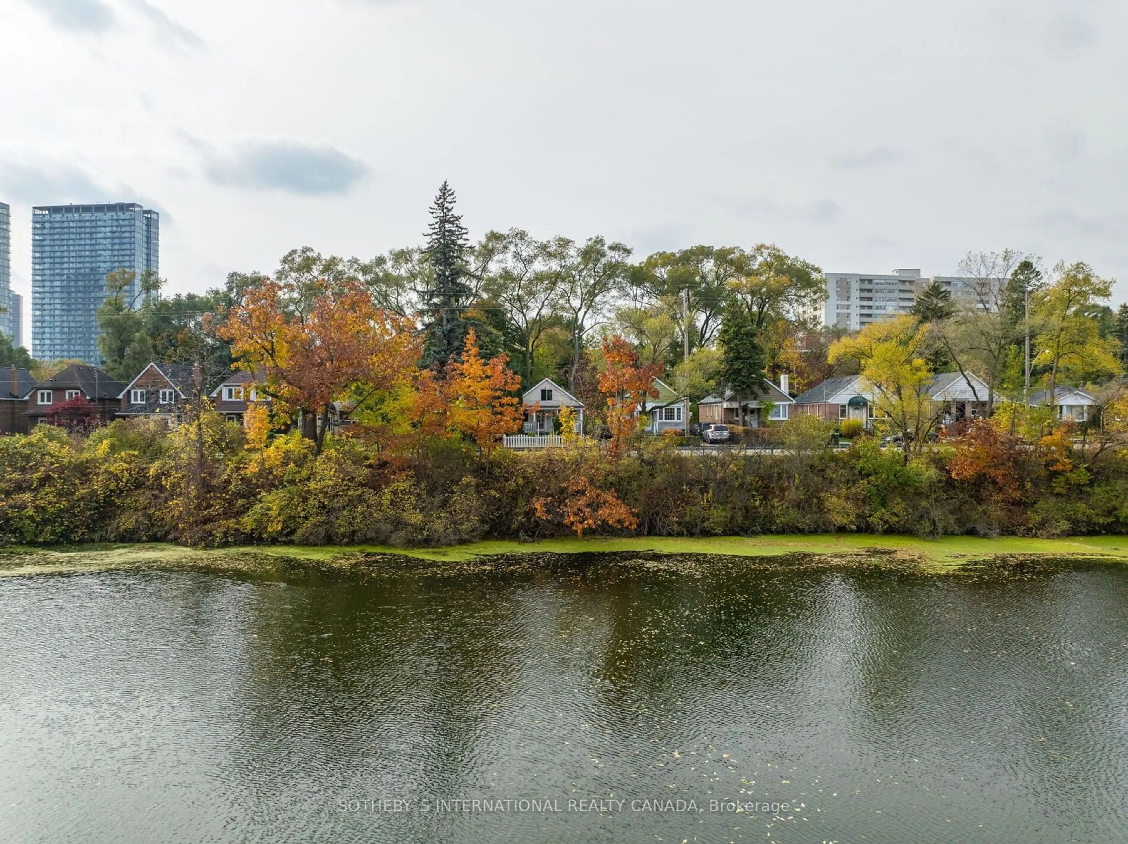 A pic from exterior of the house or condo, the view of lake or river for 48 Coe Hill Dr, Toronto Ontario M6S 3C8