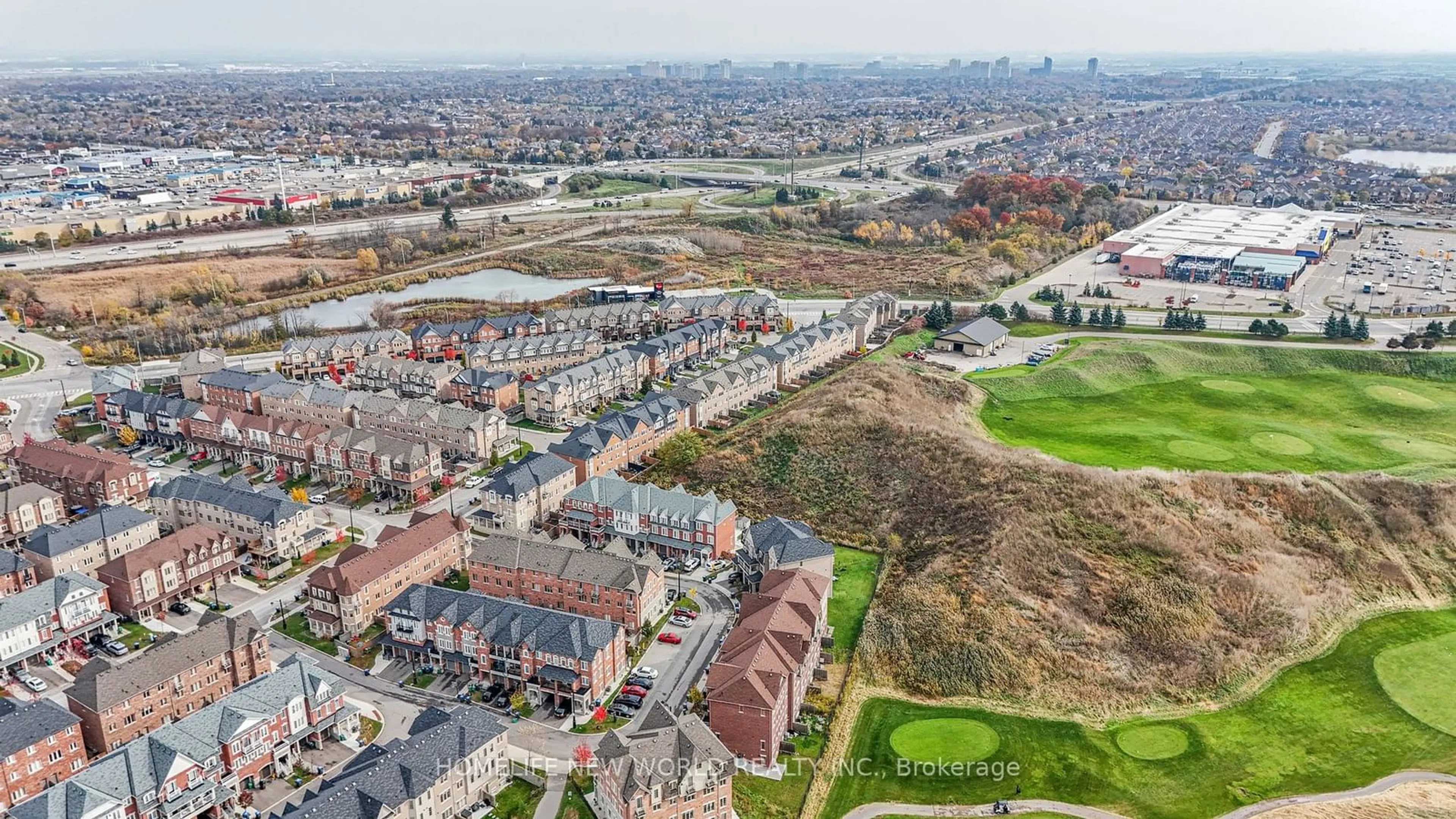 A pic from exterior of the house or condo, the view of city buildings for 8 Shiff Cres, Brampton Ontario L6Z 0H5