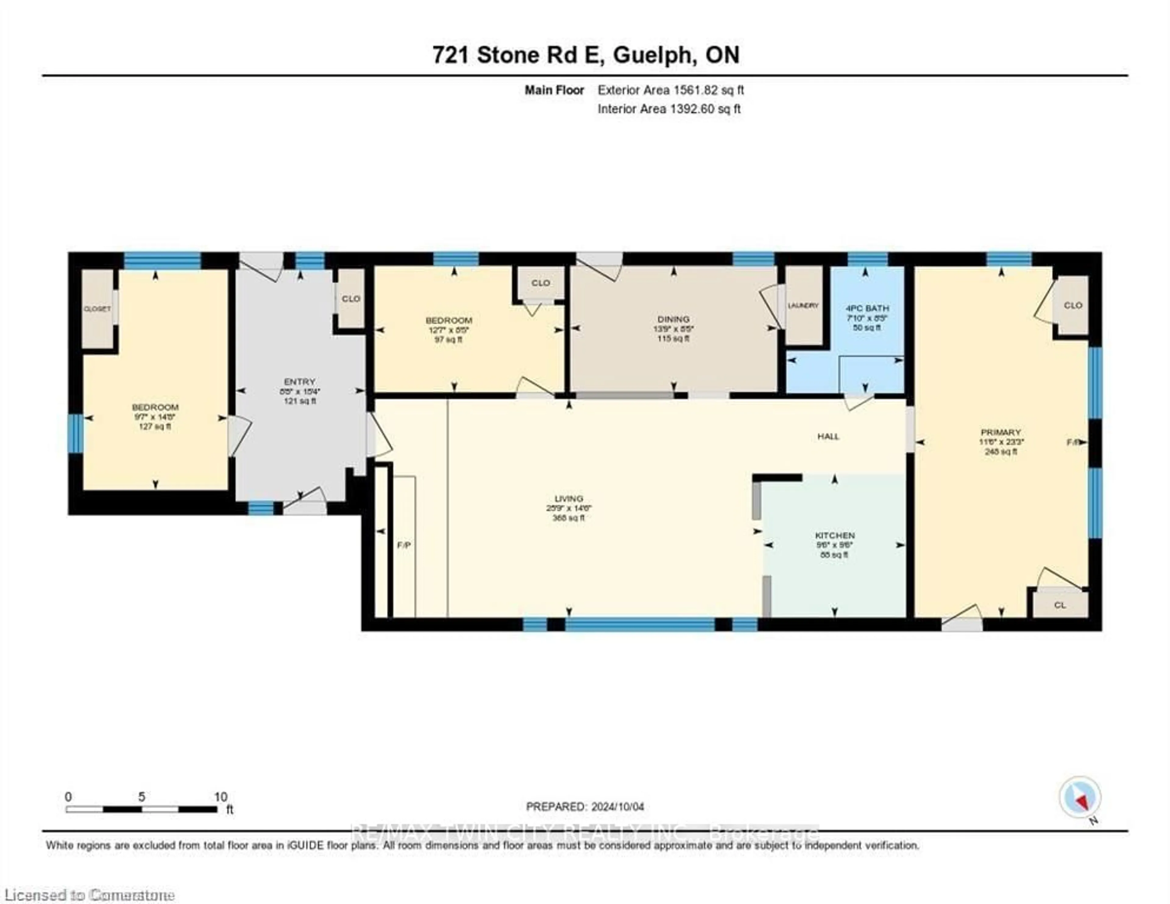 Floor plan for 721 Stone Rd, Guelph Ontario N1L 1B7