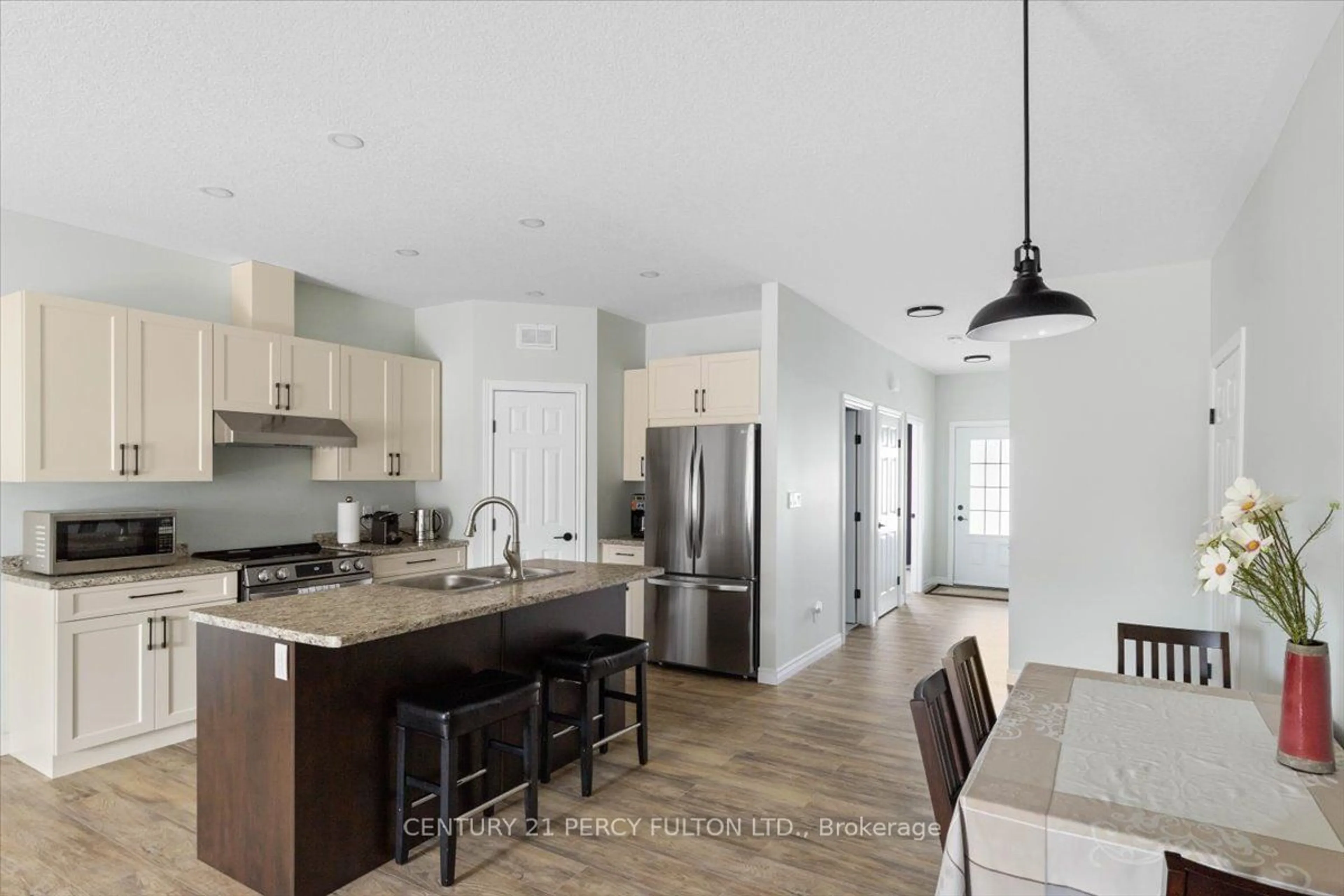 Open concept kitchen for 16 Dayton Crt, Prince Edward County Ontario K0K 2T0