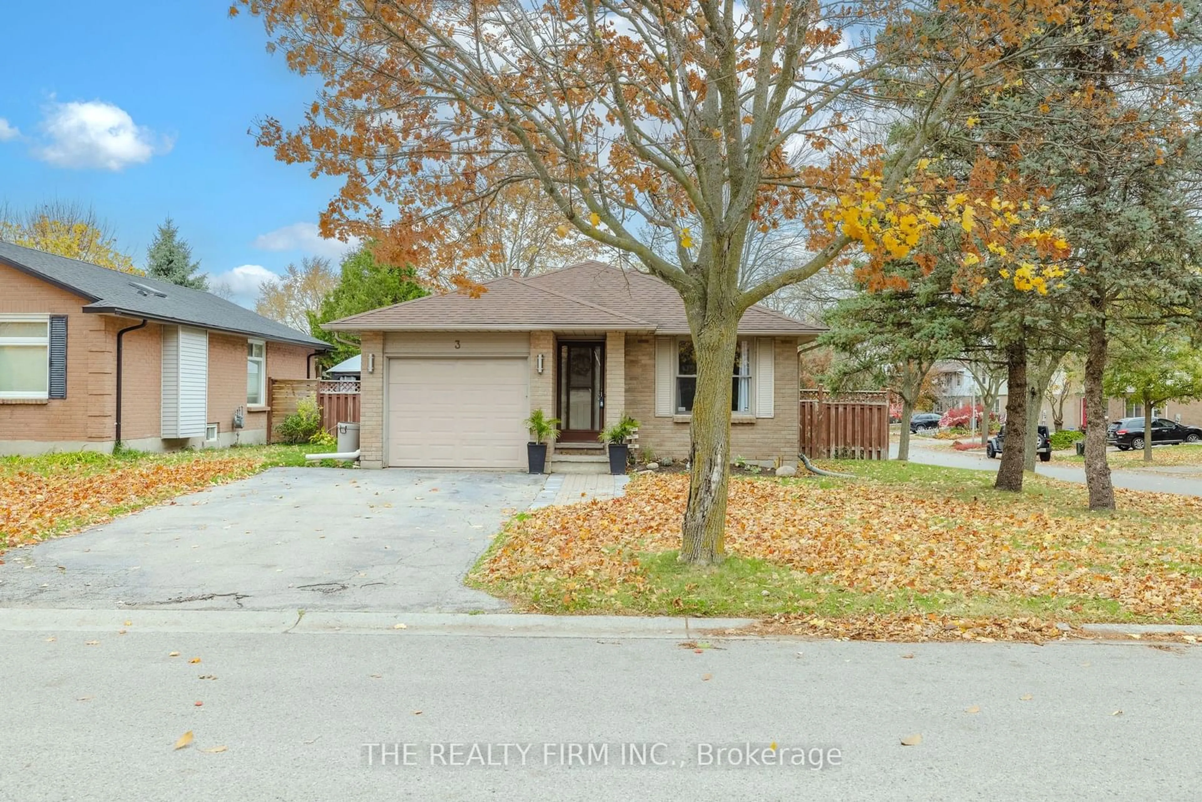 Frontside or backside of a home, the street view for 3 Blanchard Cres, London Ontario N6G 4C9