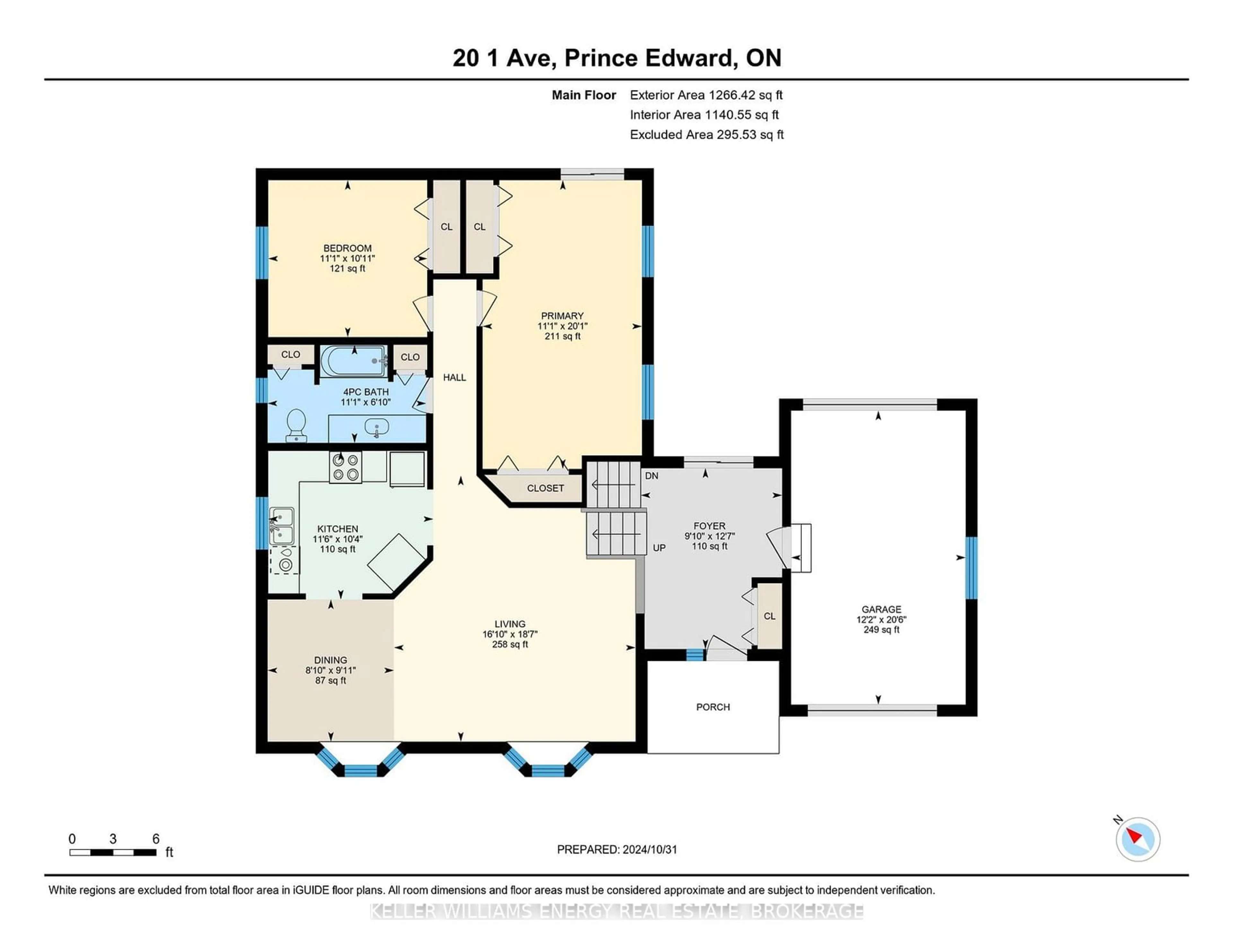 Floor plan for 20 First Ave, Prince Edward County Ontario K0K 3L0