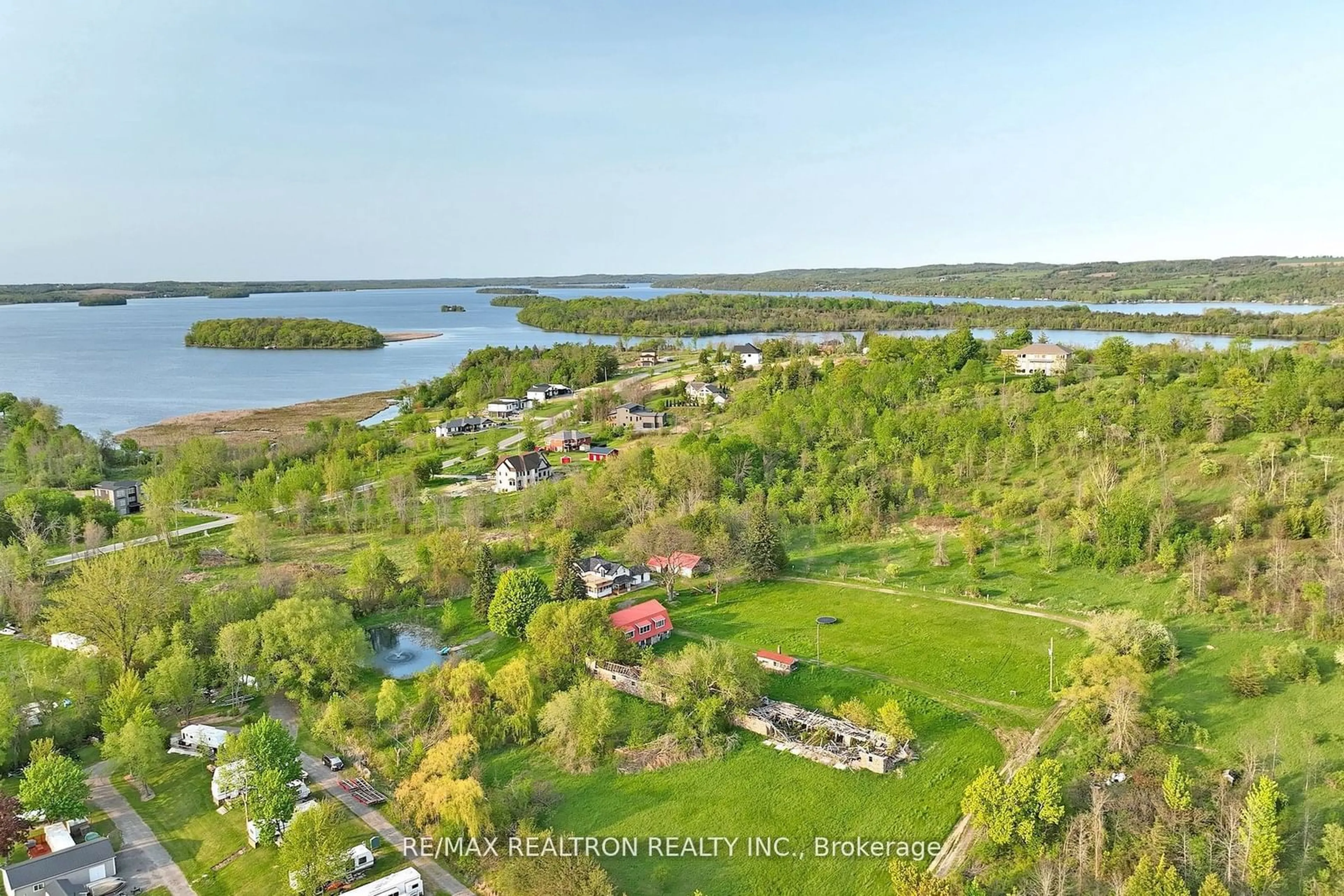 A pic from exterior of the house or condo, the view of lake or river for 6219 Shearer Point Rd, Alnwick/Haldimand Ontario K0K 2X0