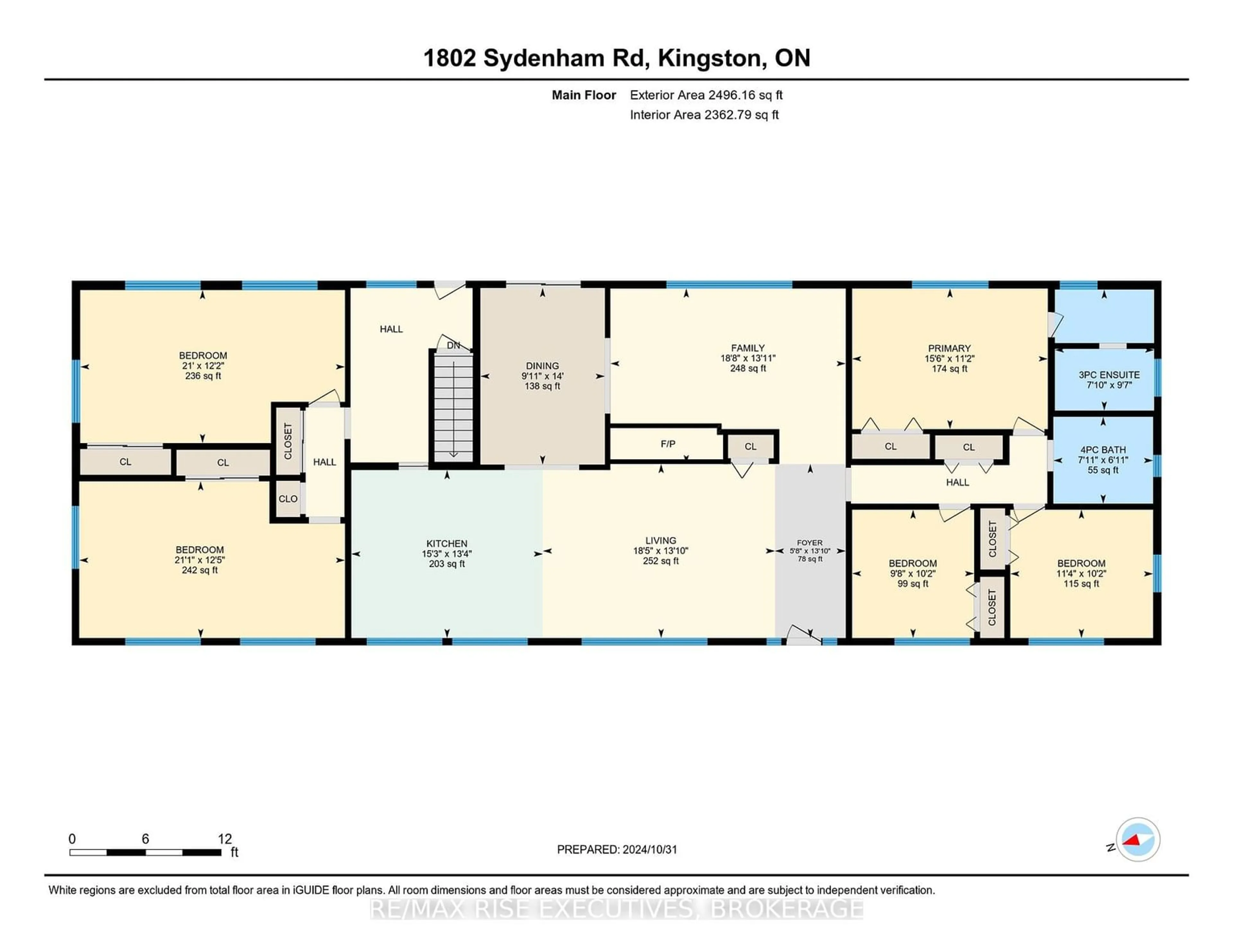 Floor plan for 1802 Sydenham Rd, Kingston Ontario K7L 4V4