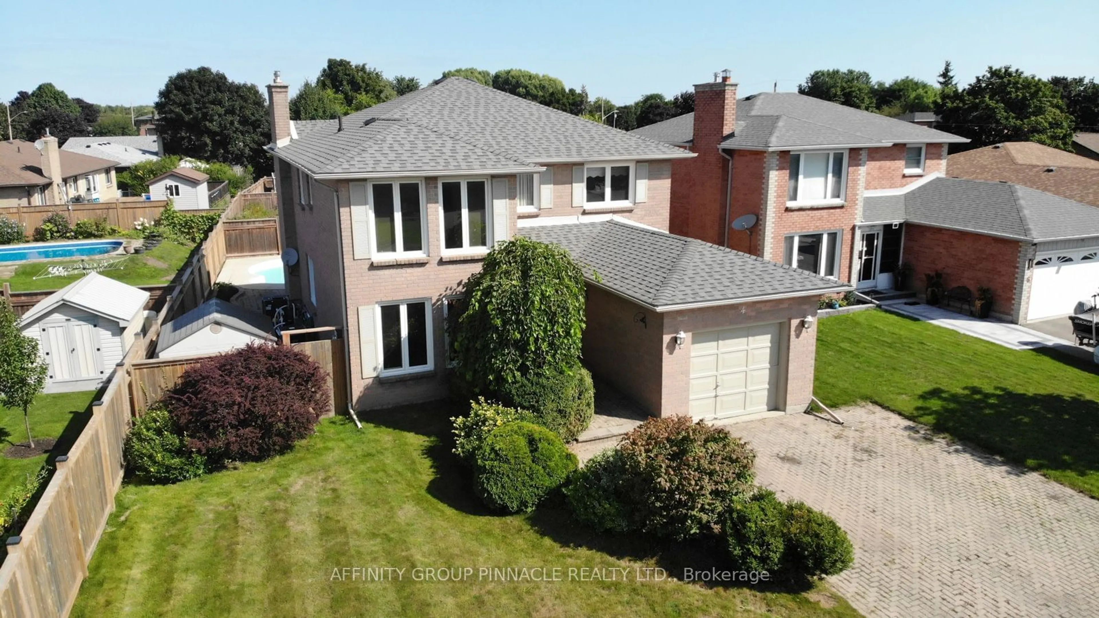 Frontside or backside of a home, the street view for 4 Found Ave, Kawartha Lakes Ontario K9V 5V1