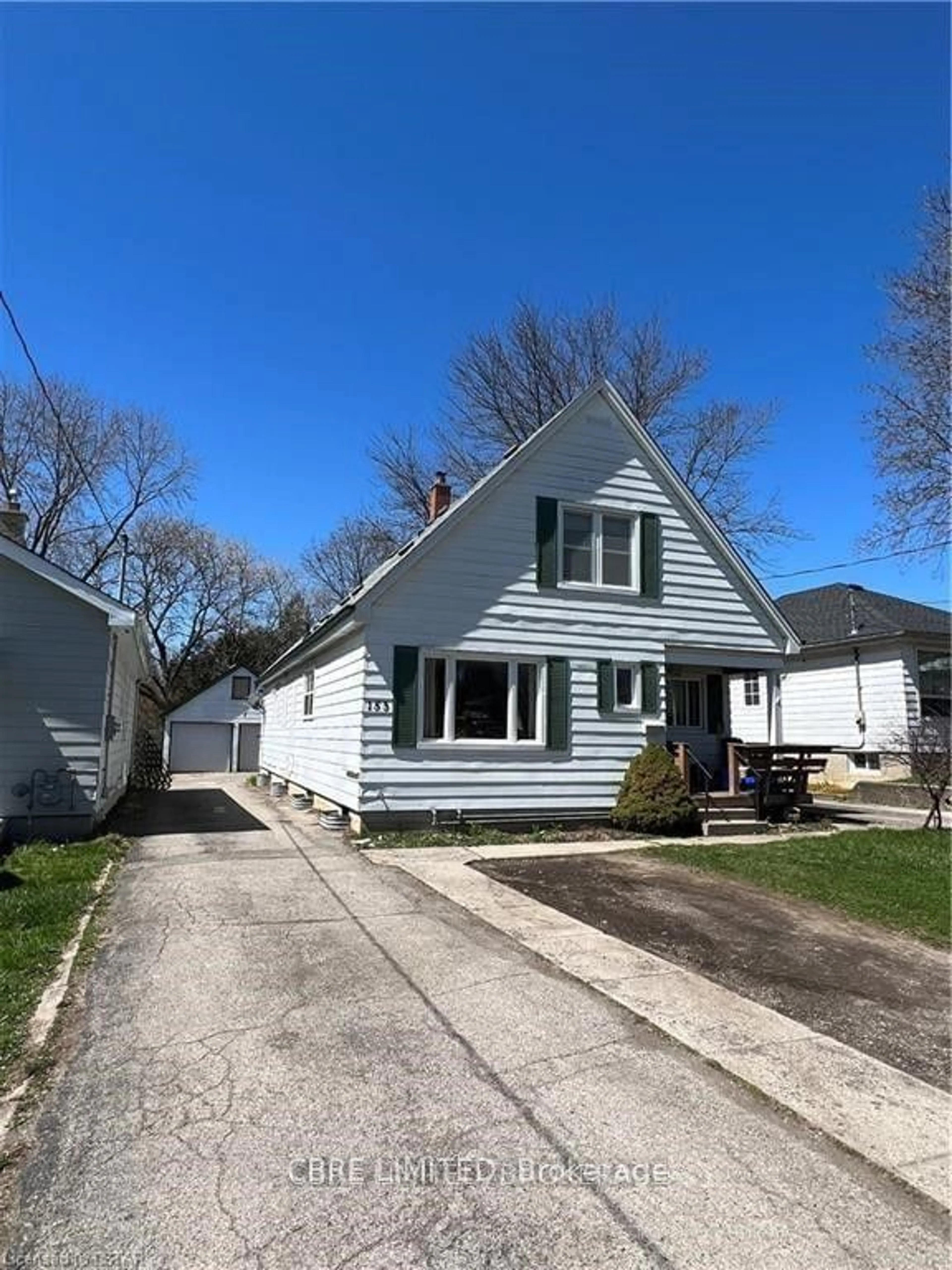 Frontside or backside of a home, the street view for 153 Hale St, London Ontario N5W 1E5