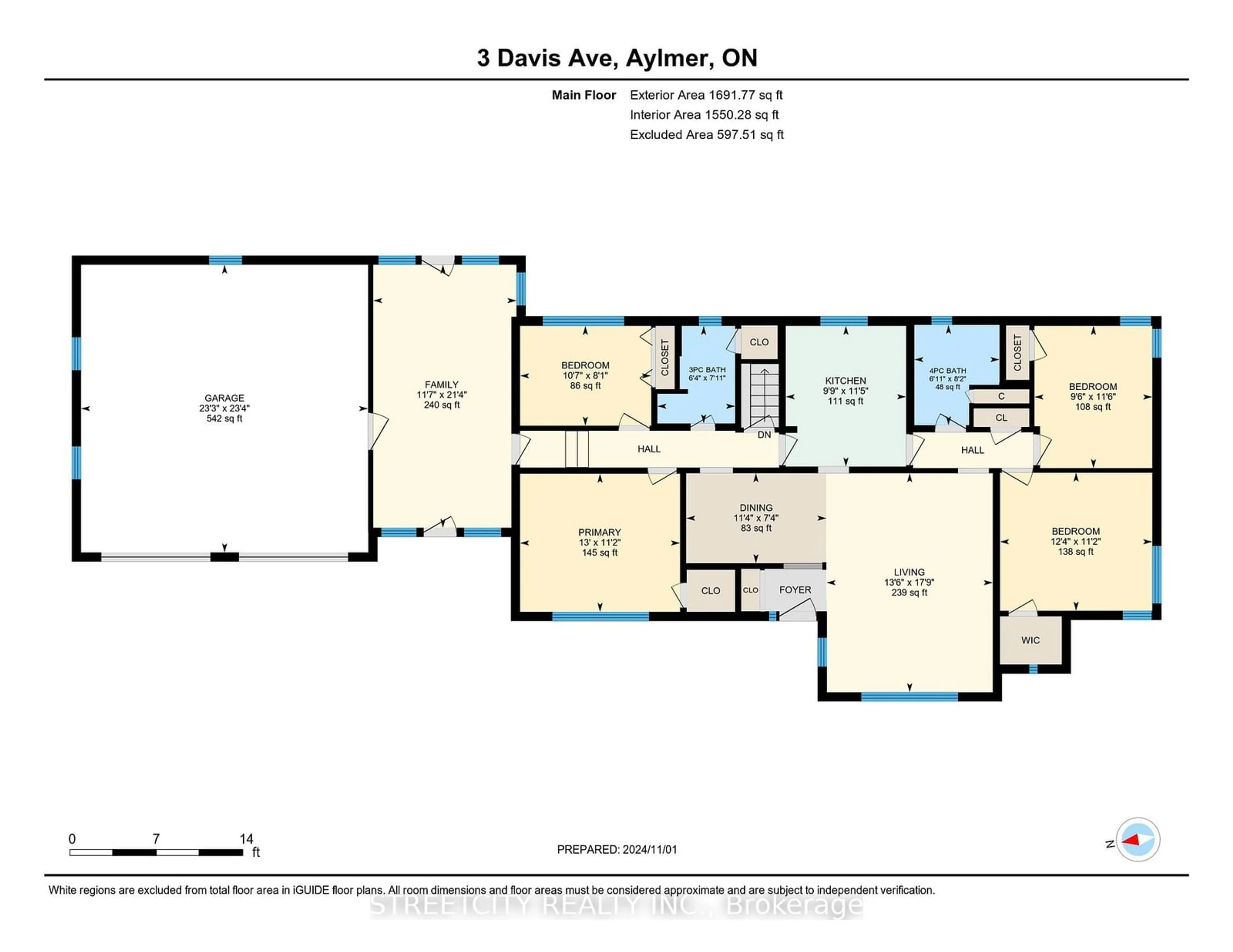 Floor plan for 3 Davis Ave, Aylmer Ontario N5H 2N4