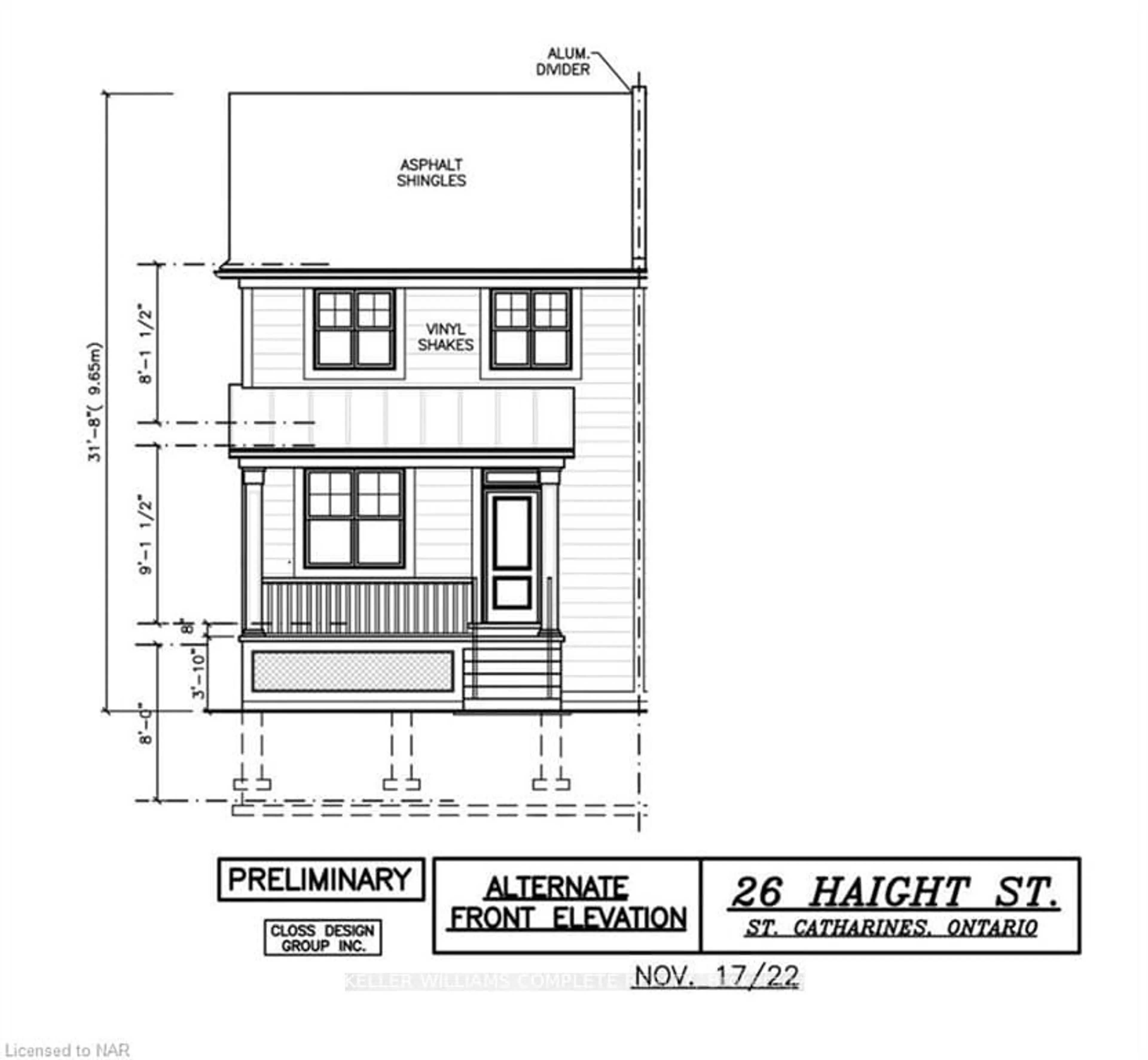 Floor plan for 26a Haight St, St. Catharines Ontario L2P 2M1