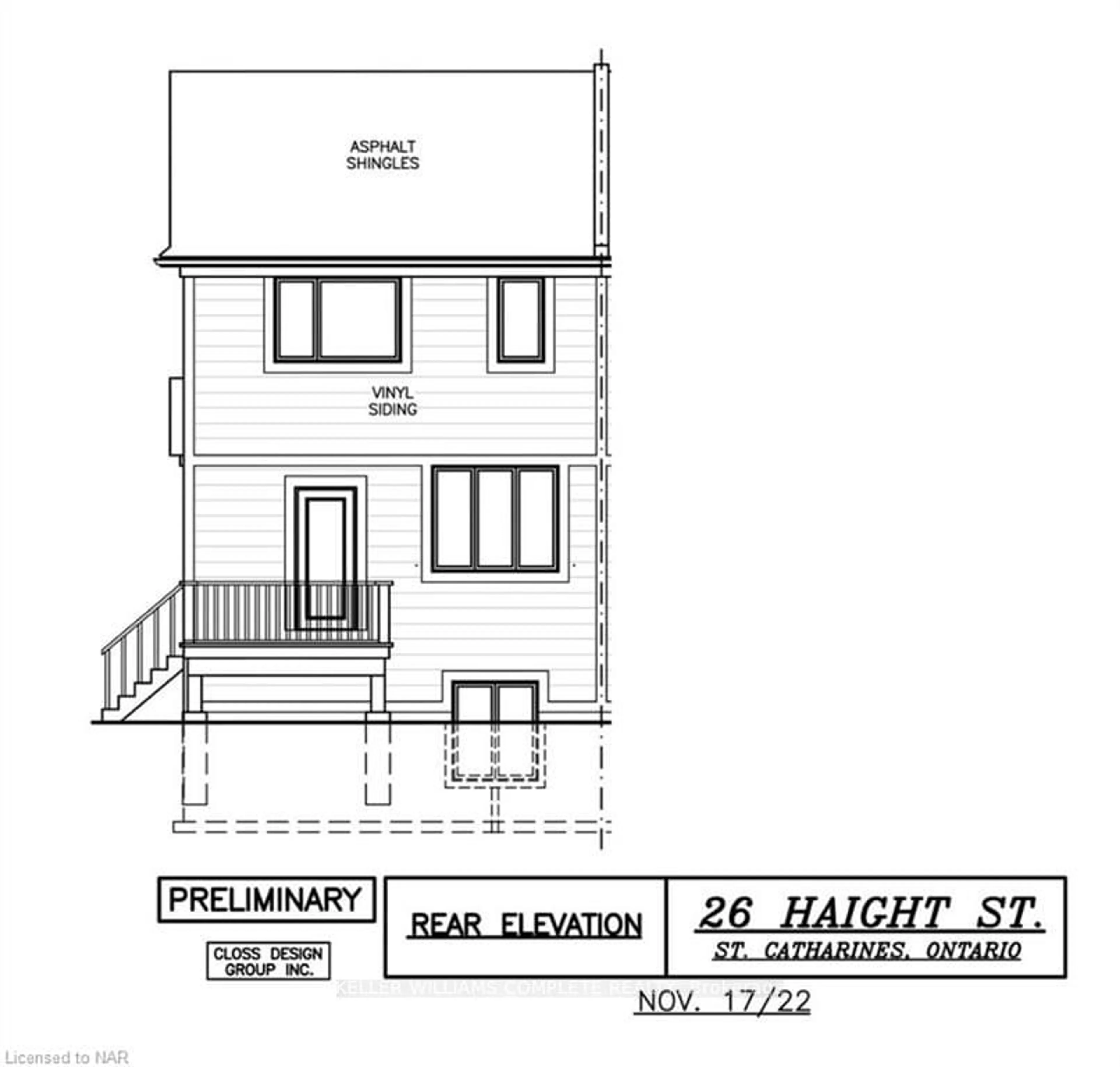 Floor plan for 26a Haight St, St. Catharines Ontario L2P 2M1