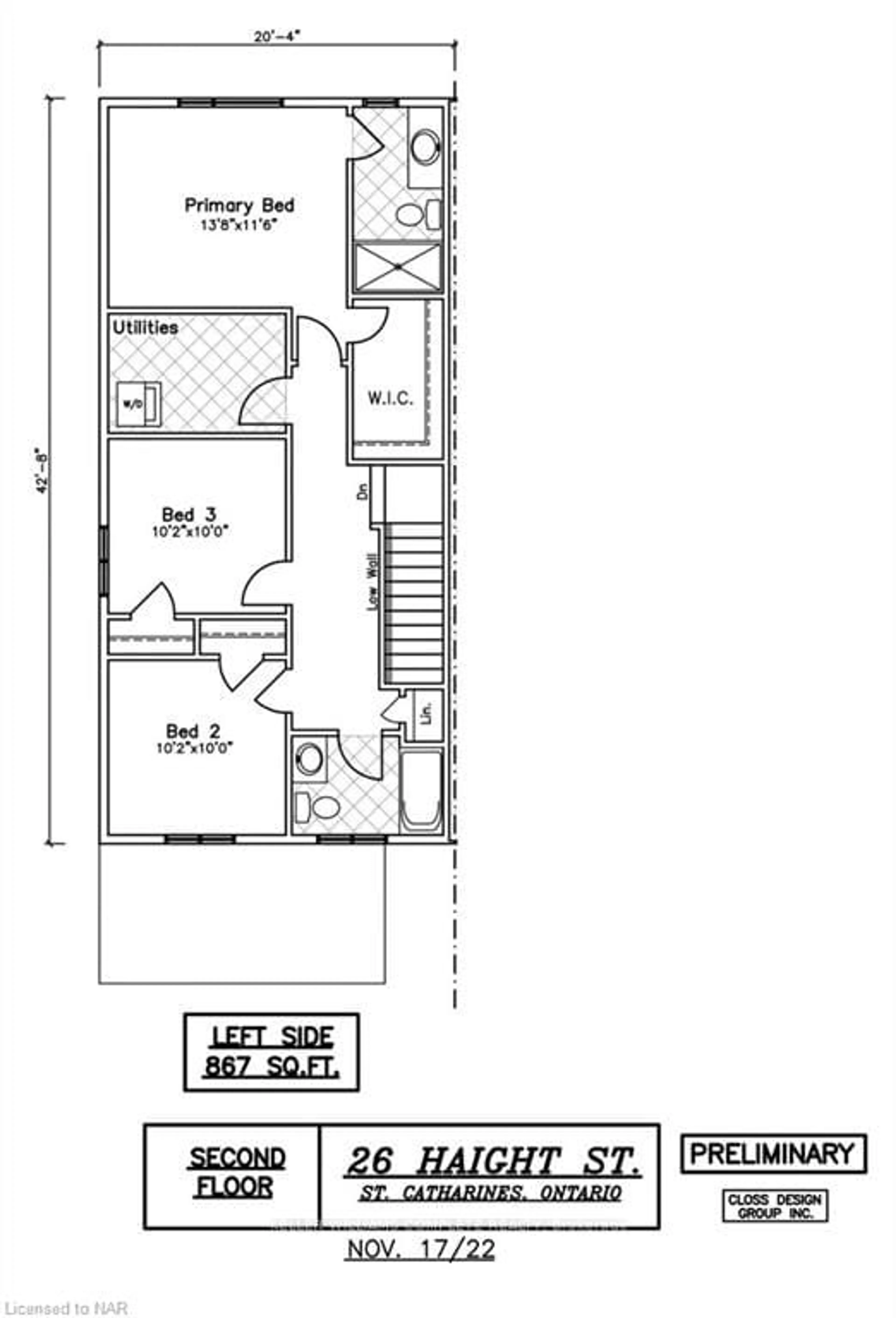 Floor plan for 26a Haight St, St. Catharines Ontario L2P 2M1