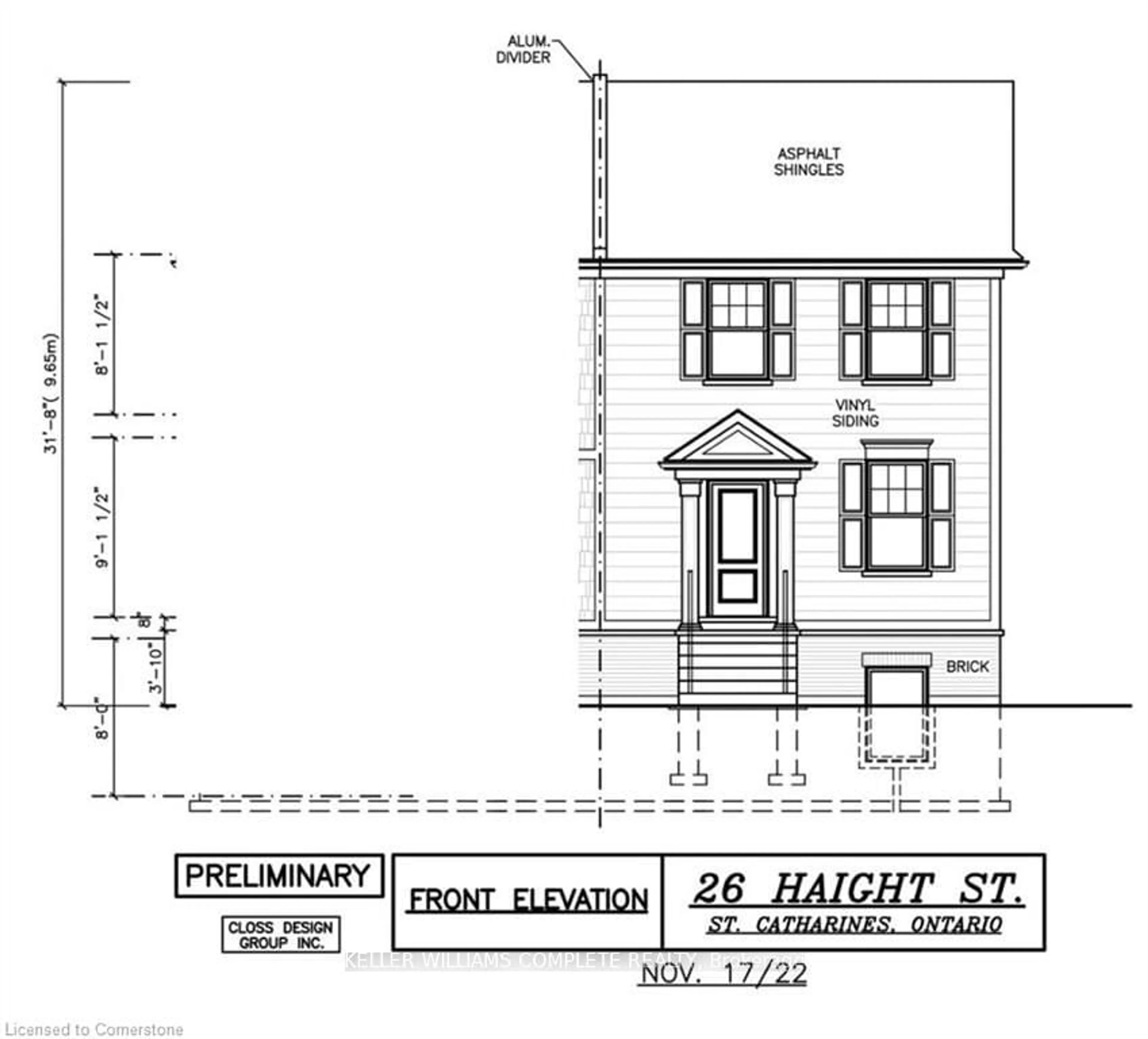 Frontside or backside of a home, cottage for 26b Haight St, St. Catharines Ontario L2P 2M1