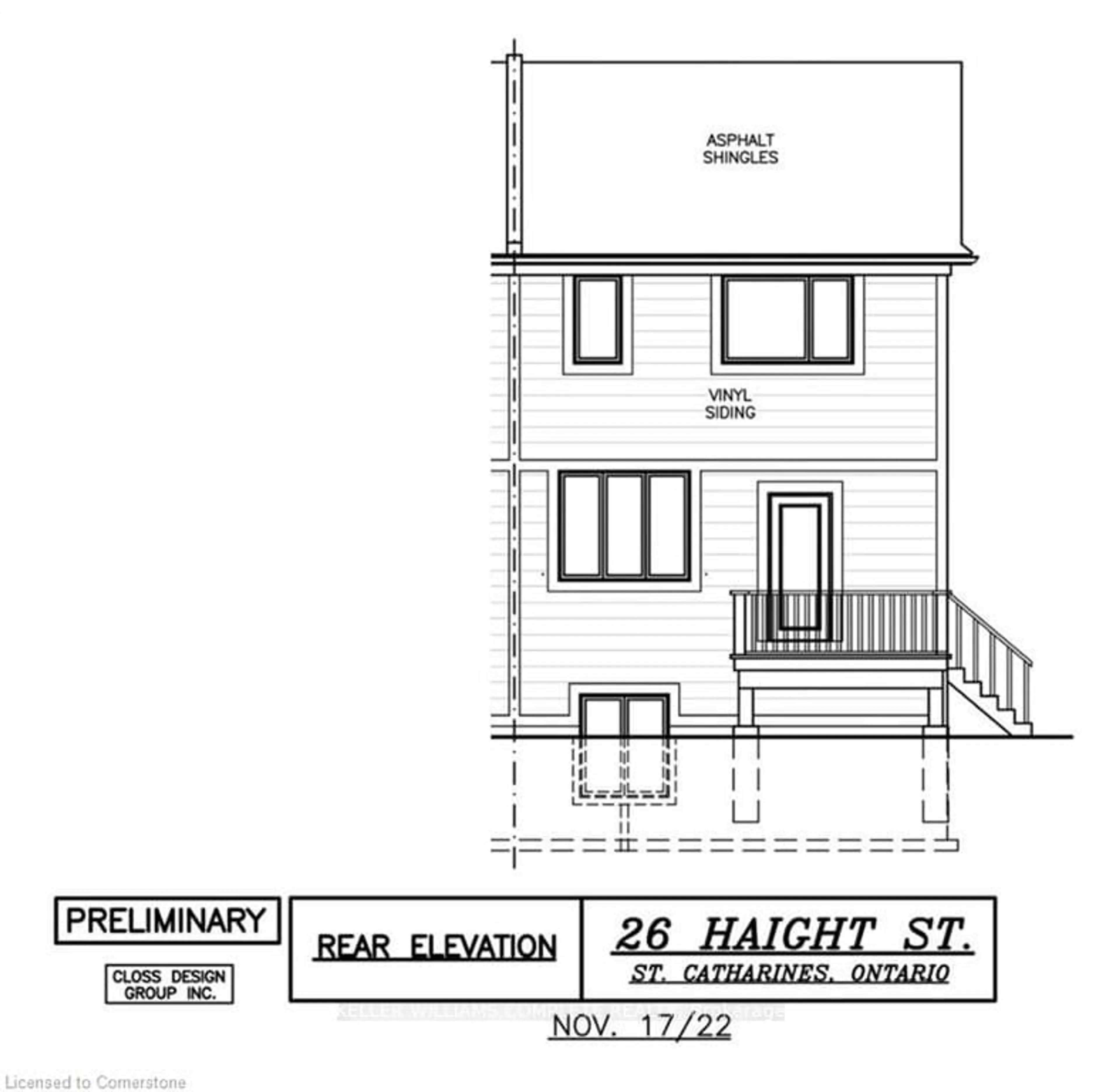 Floor plan for 26b Haight St, St. Catharines Ontario L2P 2M1