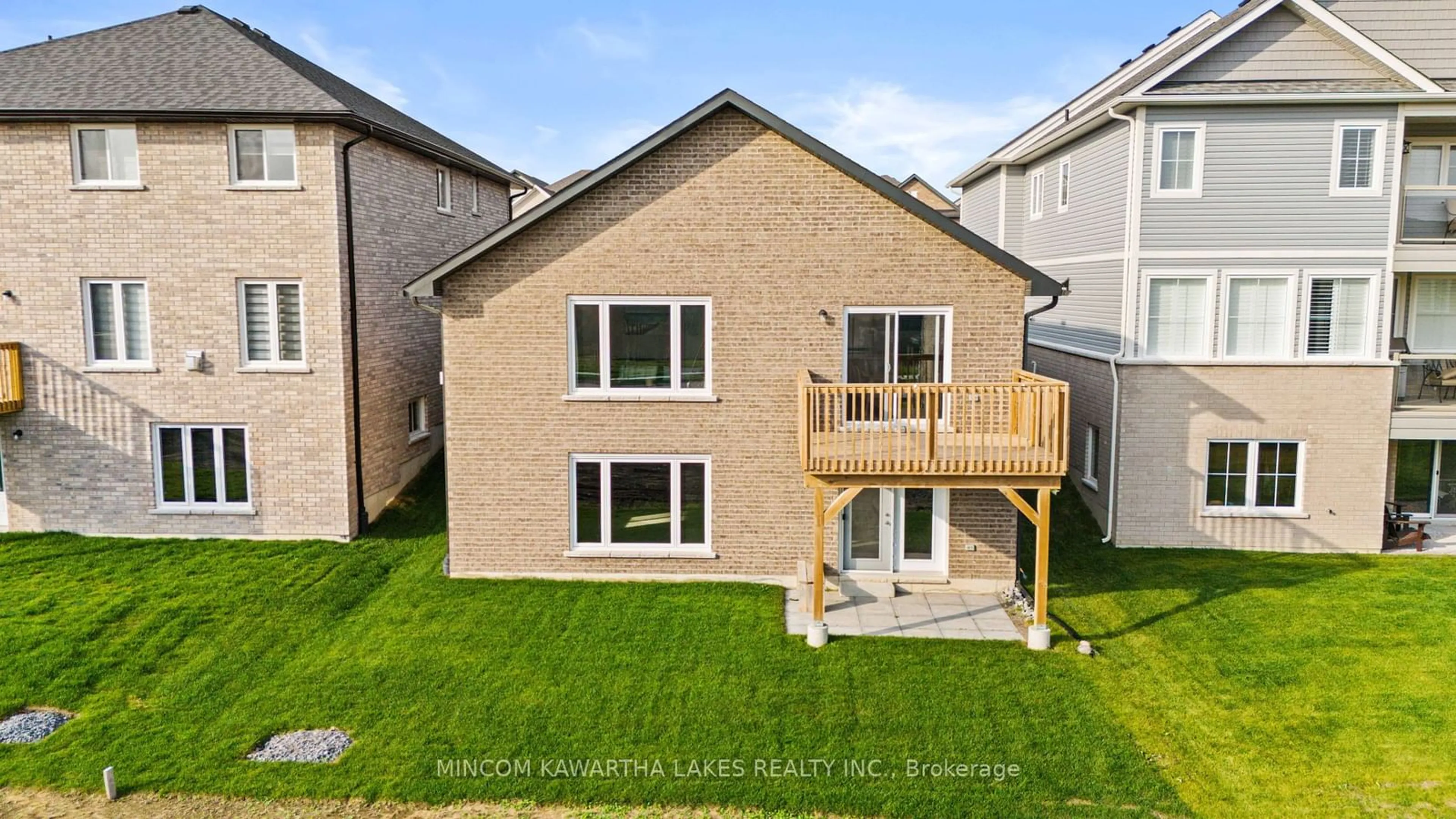 Frontside or backside of a home, the fenced backyard for 100 York Dr, Smith-Ennismore-Lakefield Ontario K9K 0H7