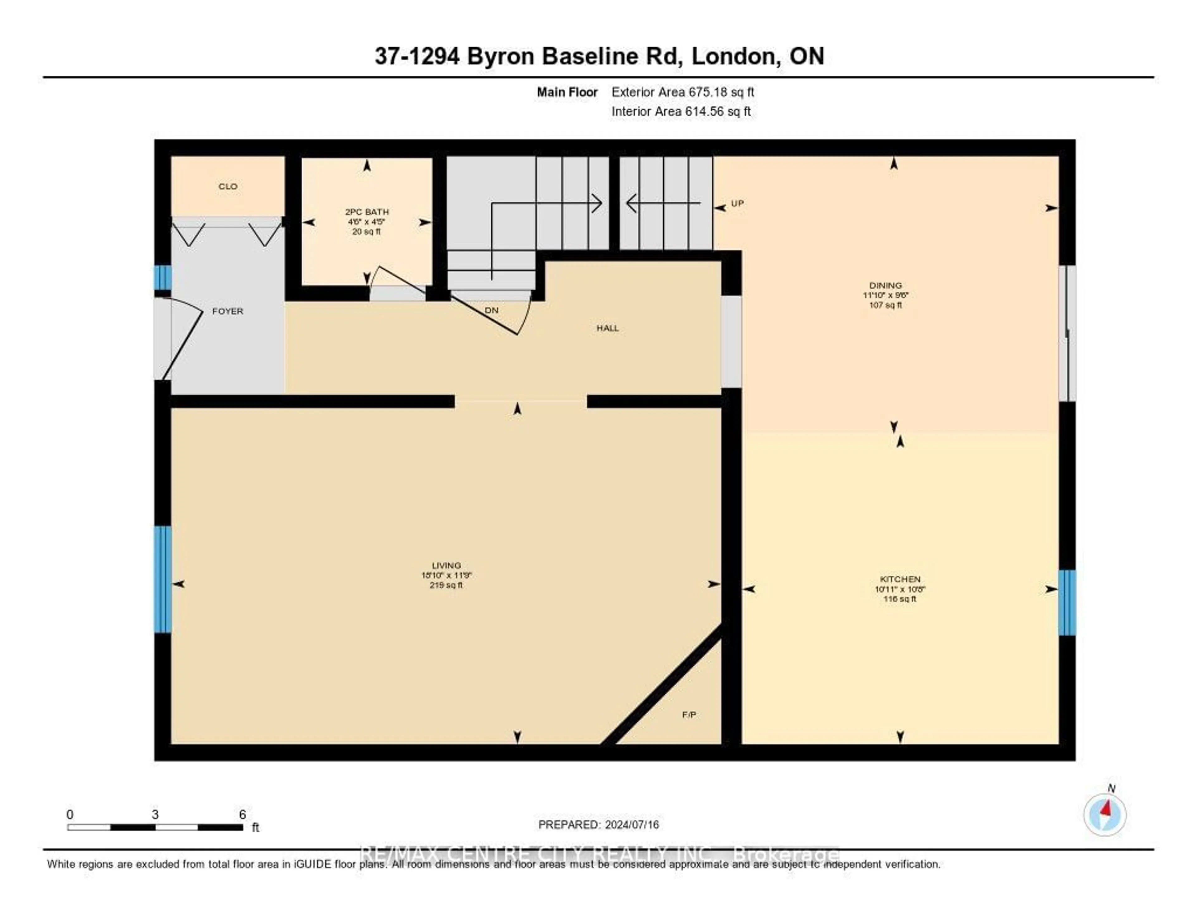 Floor plan for 1294 Byron Baseline Rd #37, London Ontario N6K 4G8