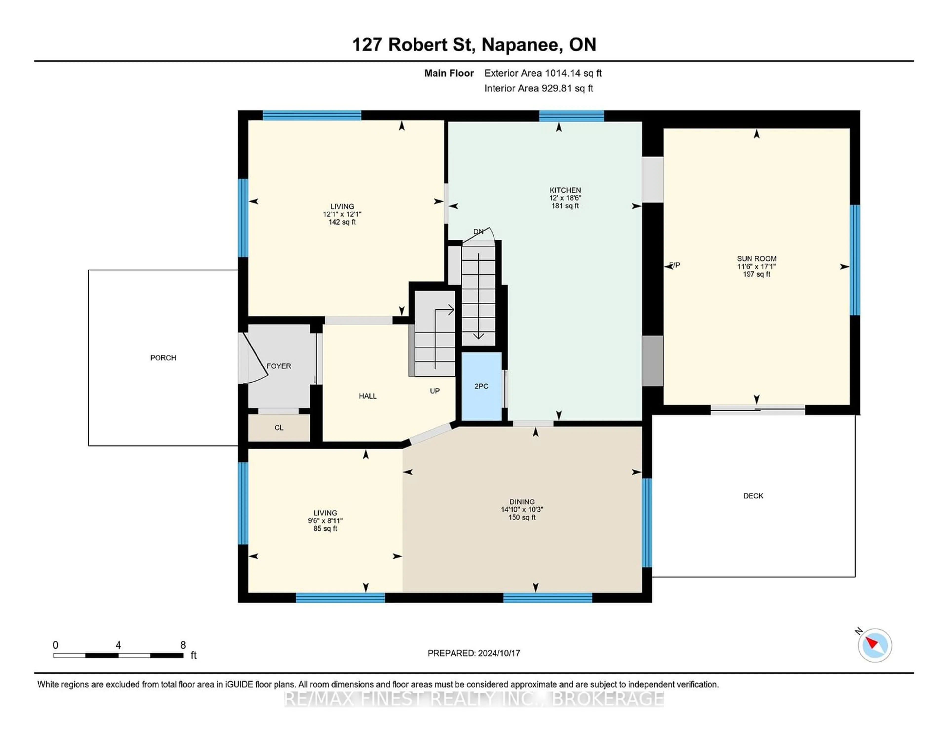 Floor plan for 127 Robert St, Greater Napanee Ontario K7R 2M4