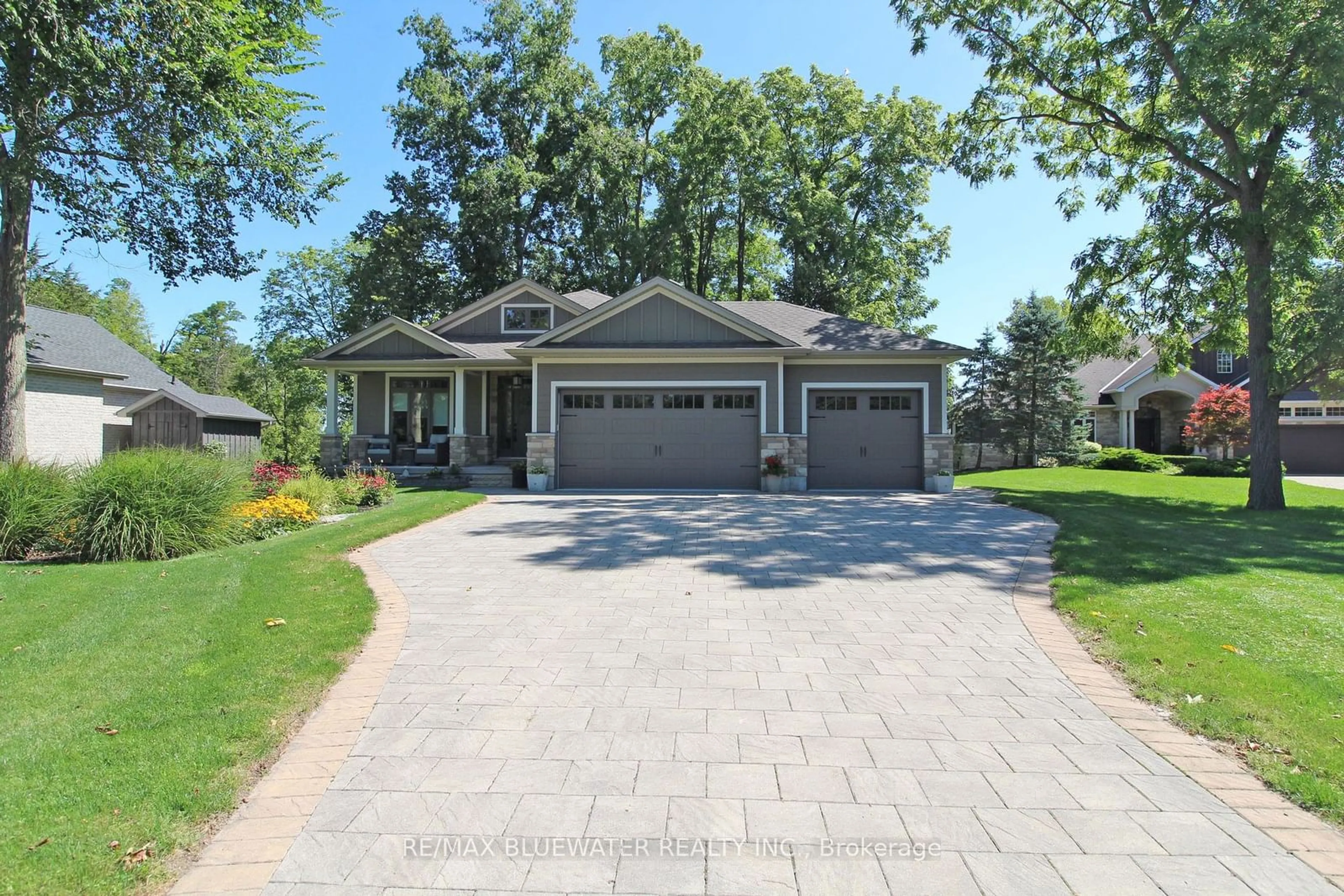 Home with brick exterior material for 10138 MERRYWOOD Dr, Lambton Shores Ontario N0M 1T0