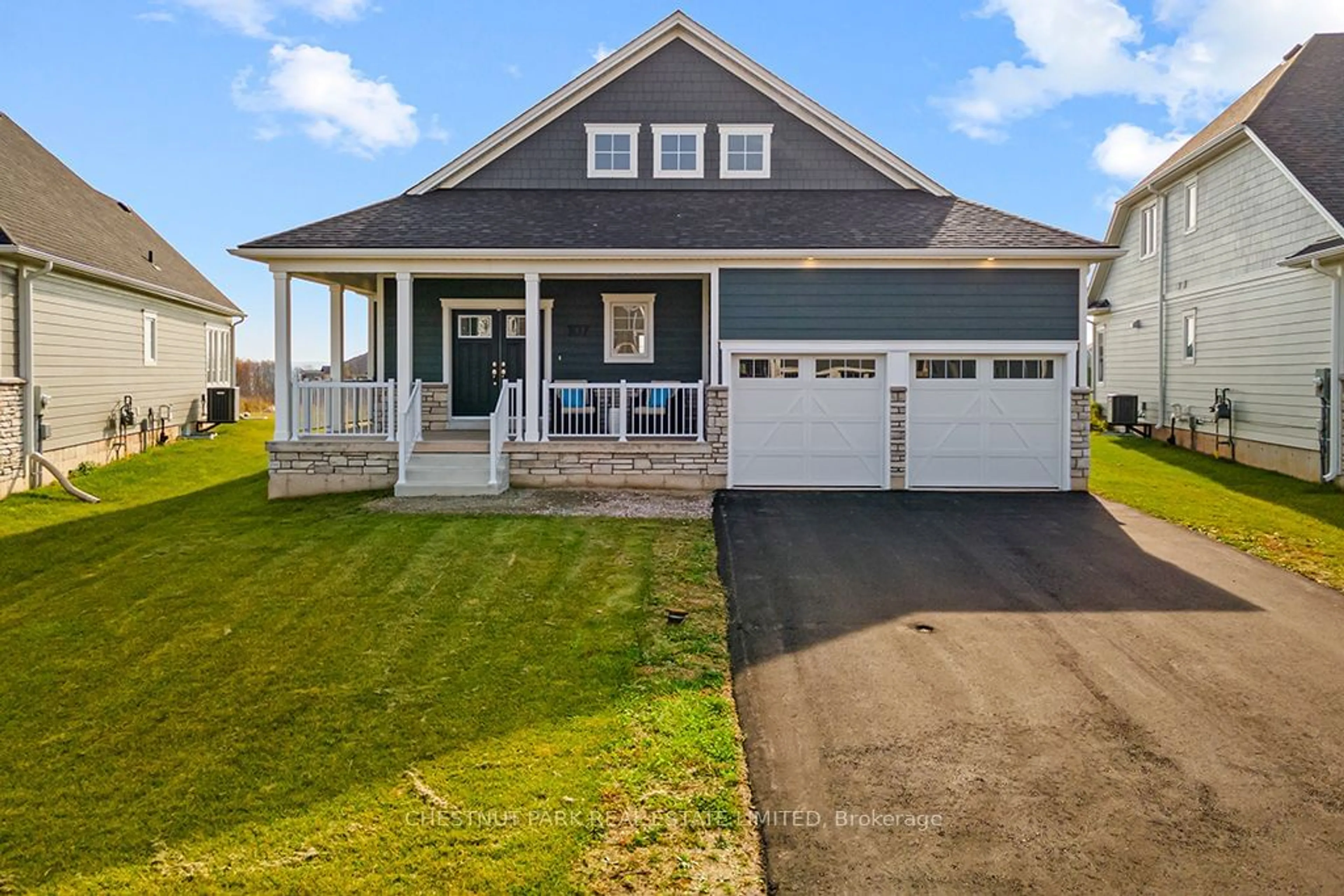 Frontside or backside of a home, cottage for 107 Laurens Lane, Georgian Bluffs Ontario N0H 1S0