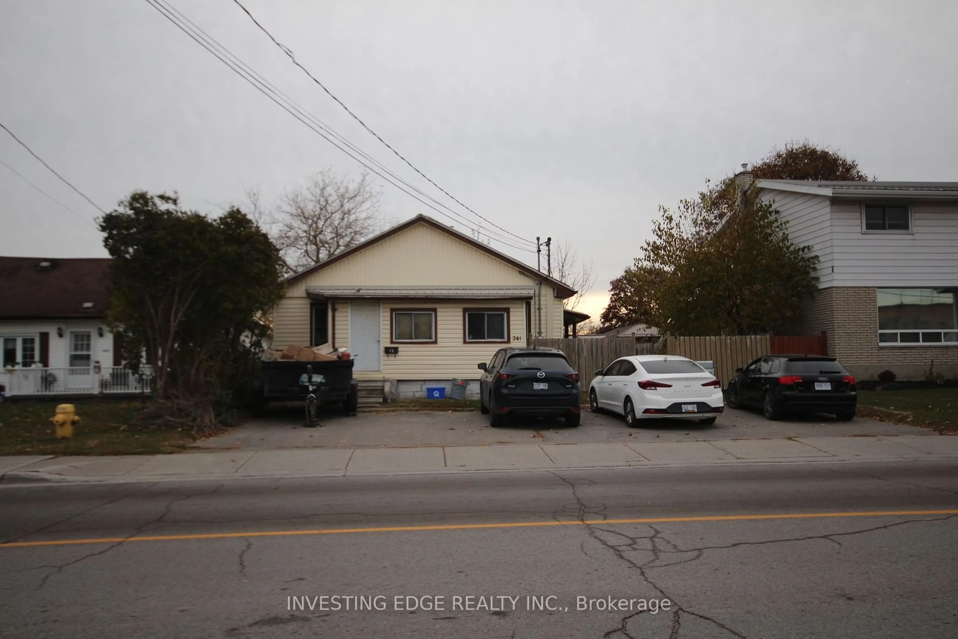 Frontside or backside of a home, the street view for 241 WEST St, Quinte West Ontario K8V 2N2