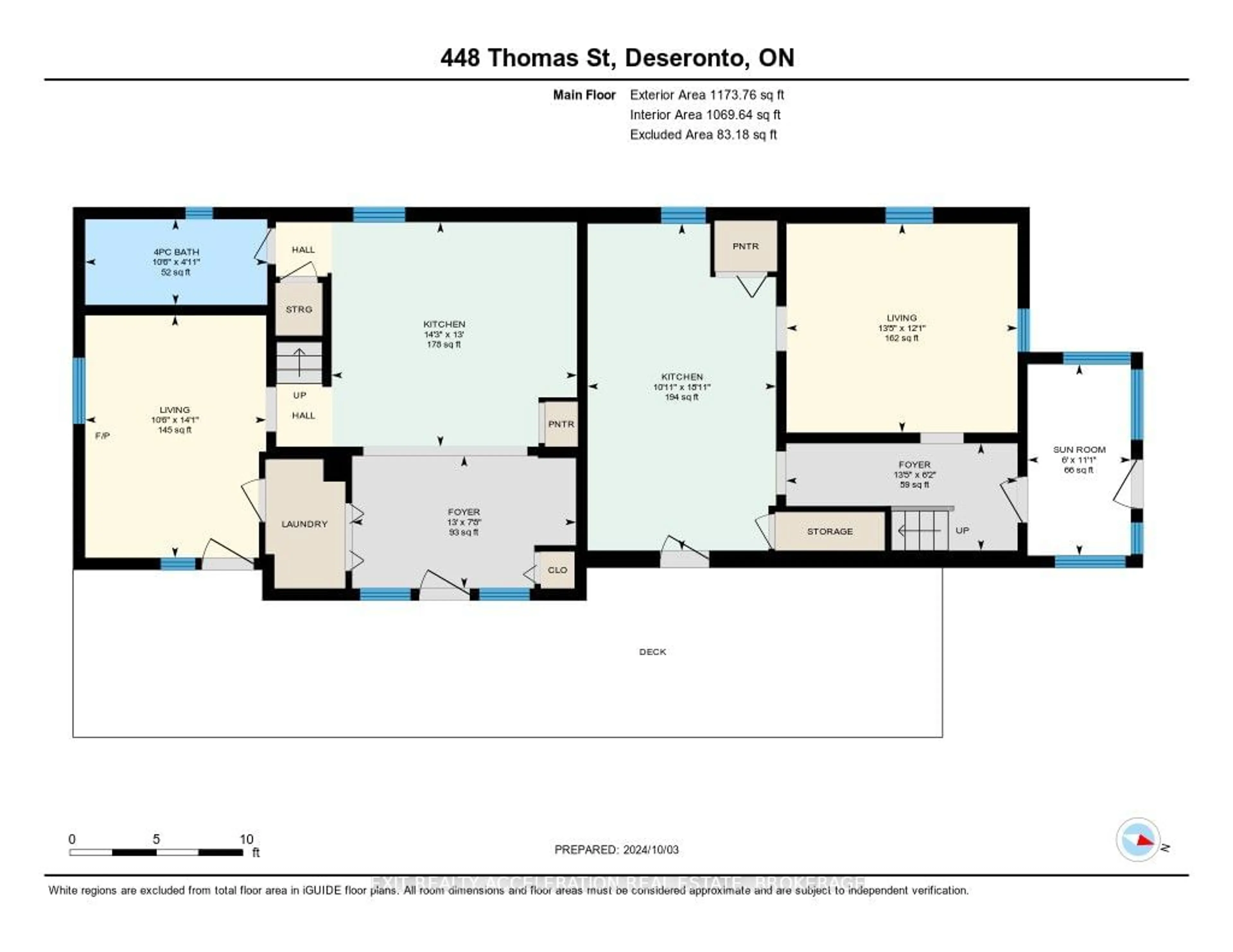 Floor plan for 448 Thomas St, Deseronto Ontario K0K 1X0