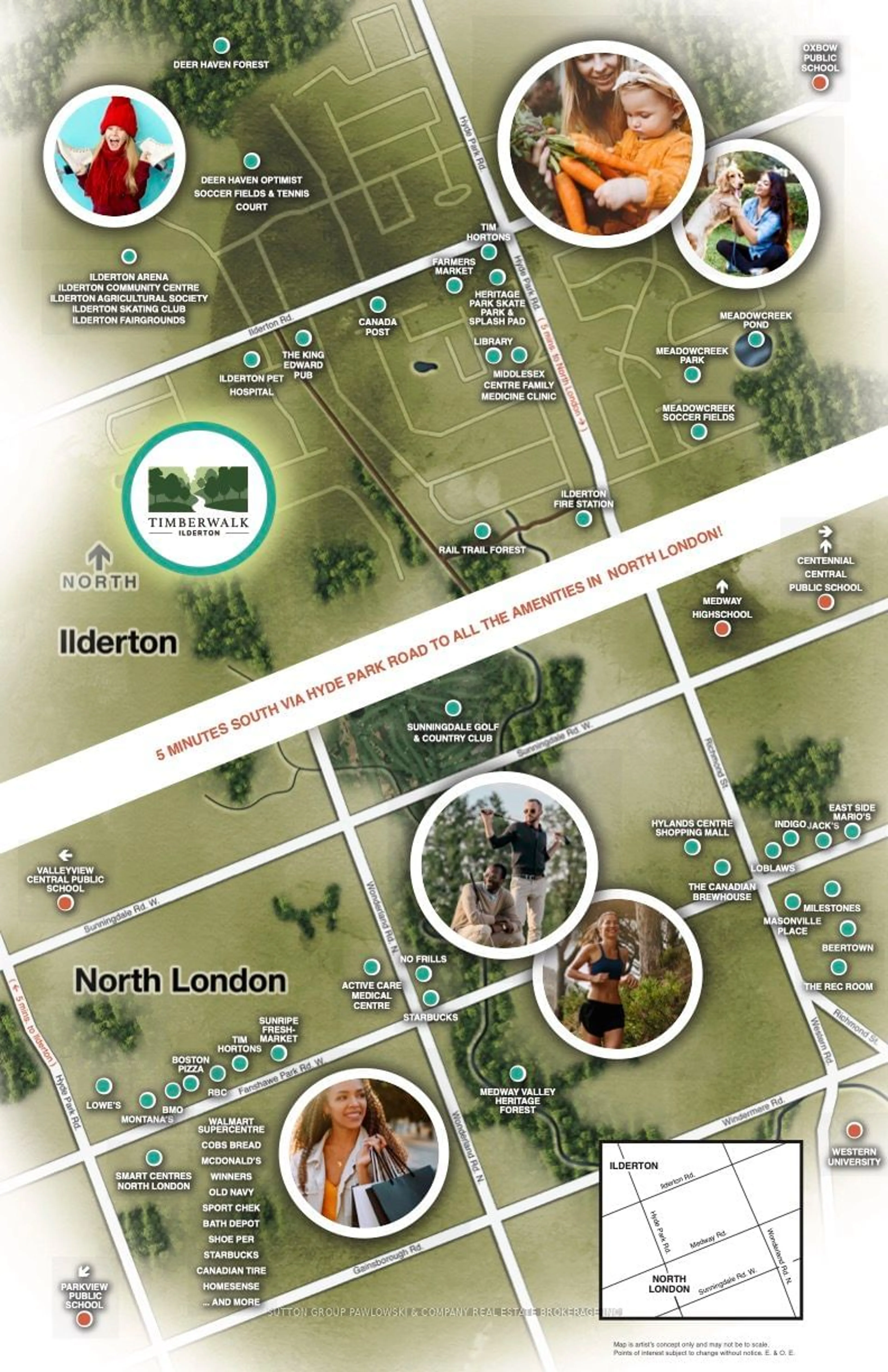 Picture of a map for 194 TIMBERWALK Tr, Middlesex Centre Ontario N0M 2A0