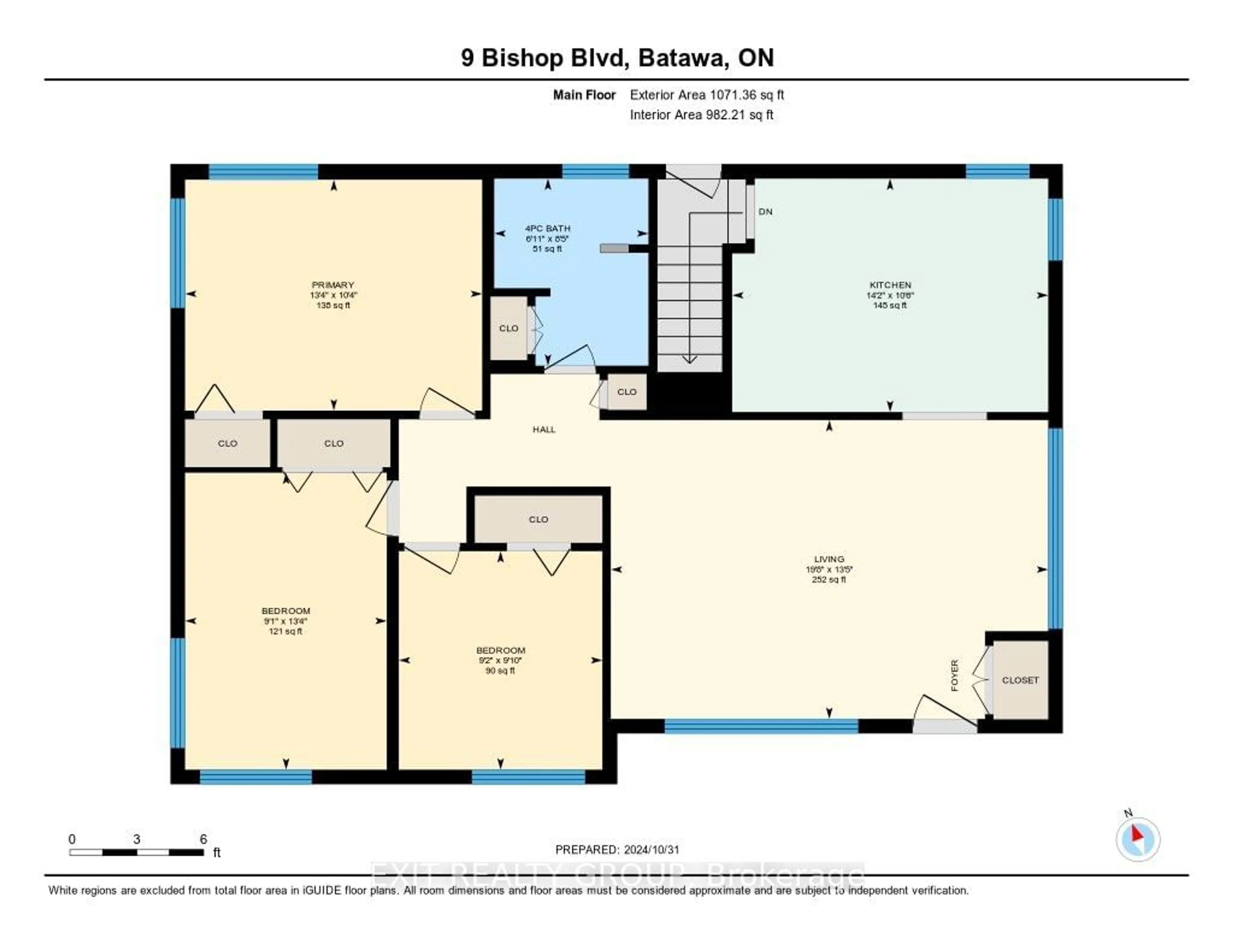 Floor plan for 9 Bishop Blvd, Quinte West Ontario K0K 2E0