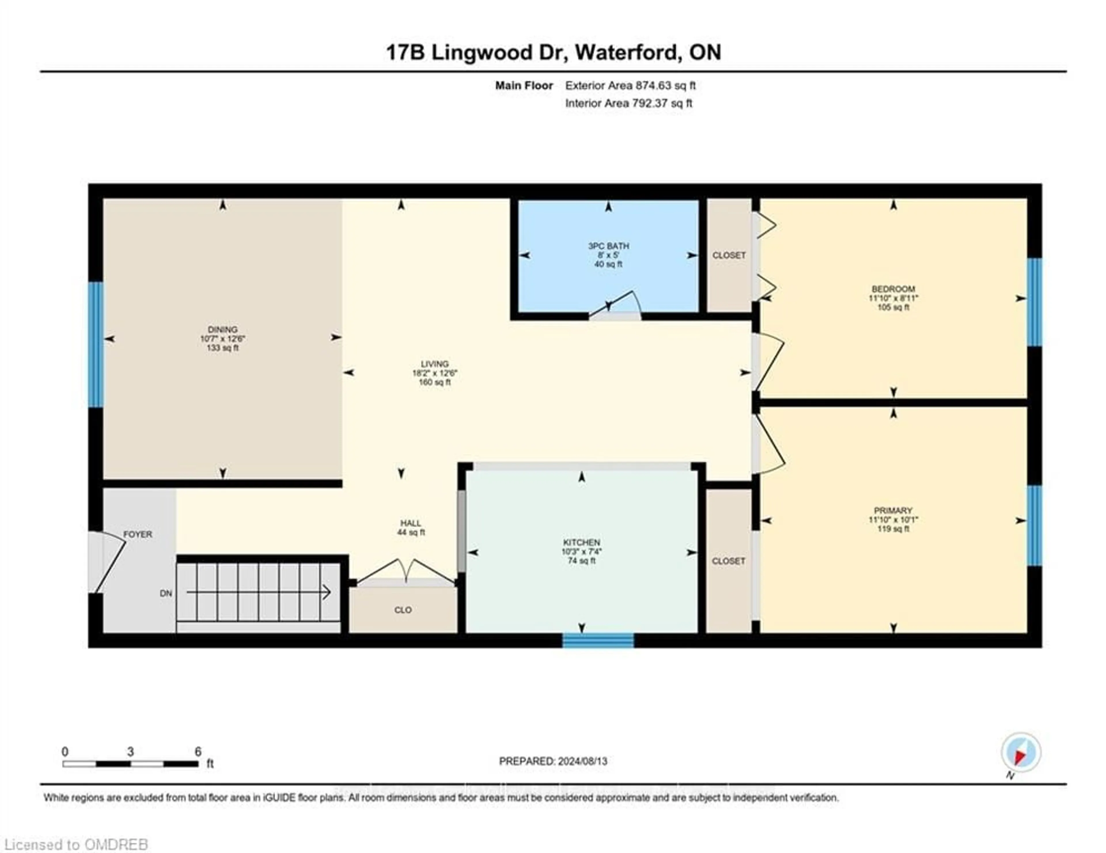 Floor plan for 17B LINGWOOD Dr Ontario N0E 1Y0