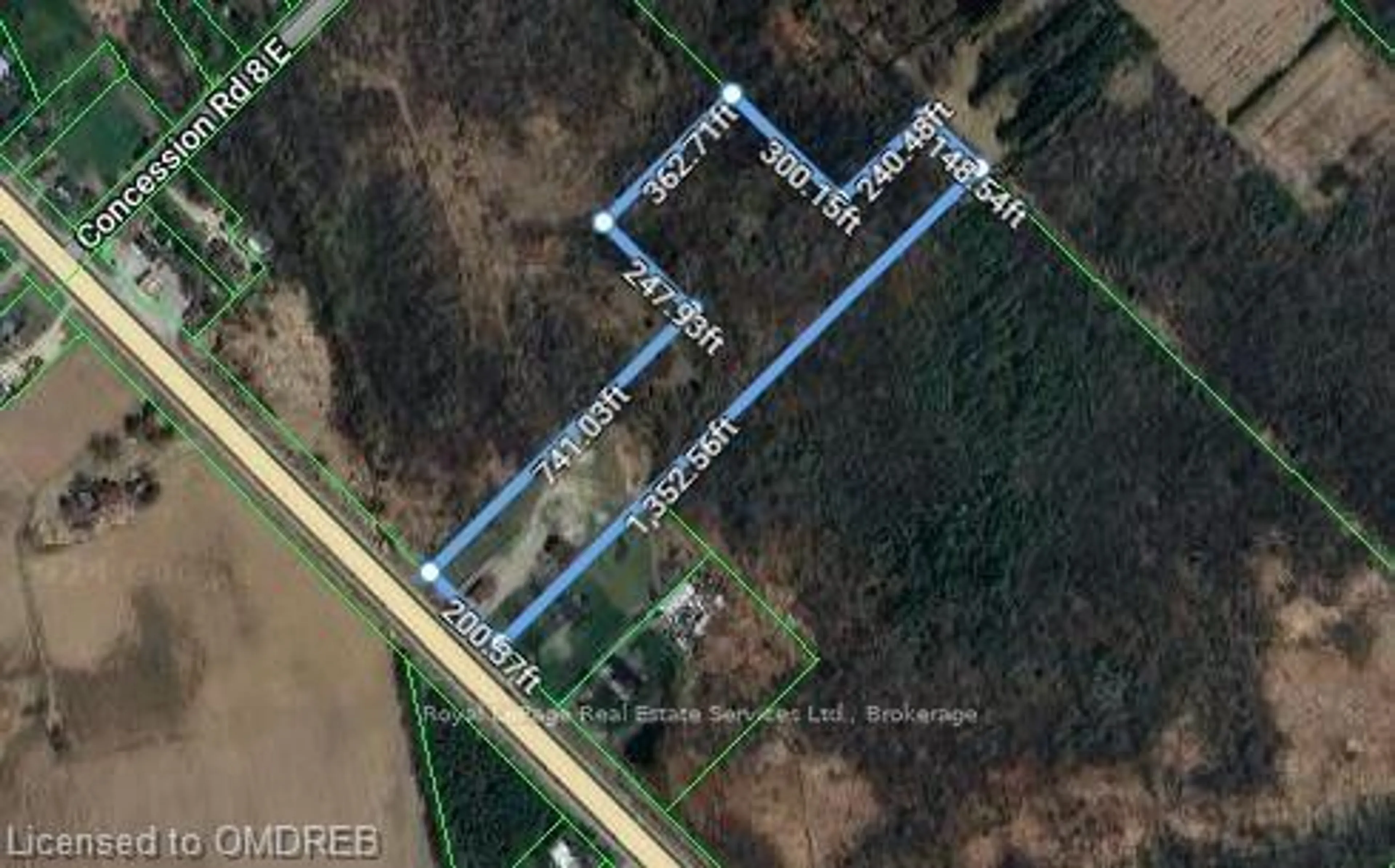 Picture of a map for 1268 HIGHWAY 6, Hamilton Ontario L8N 2Z7