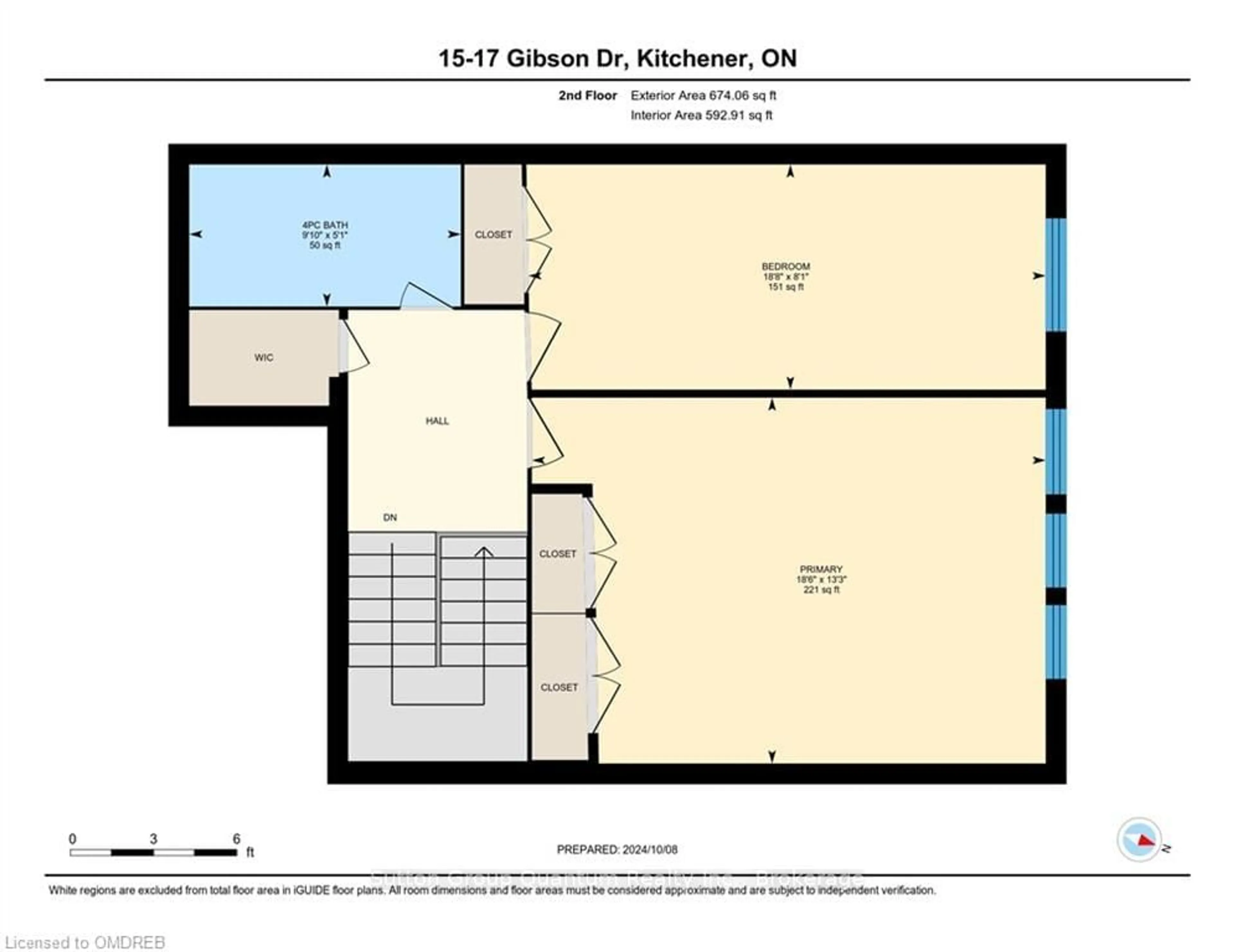 Floor plan for 17 GIBSON Dr #15, Kitchener Ontario N2B 2P3