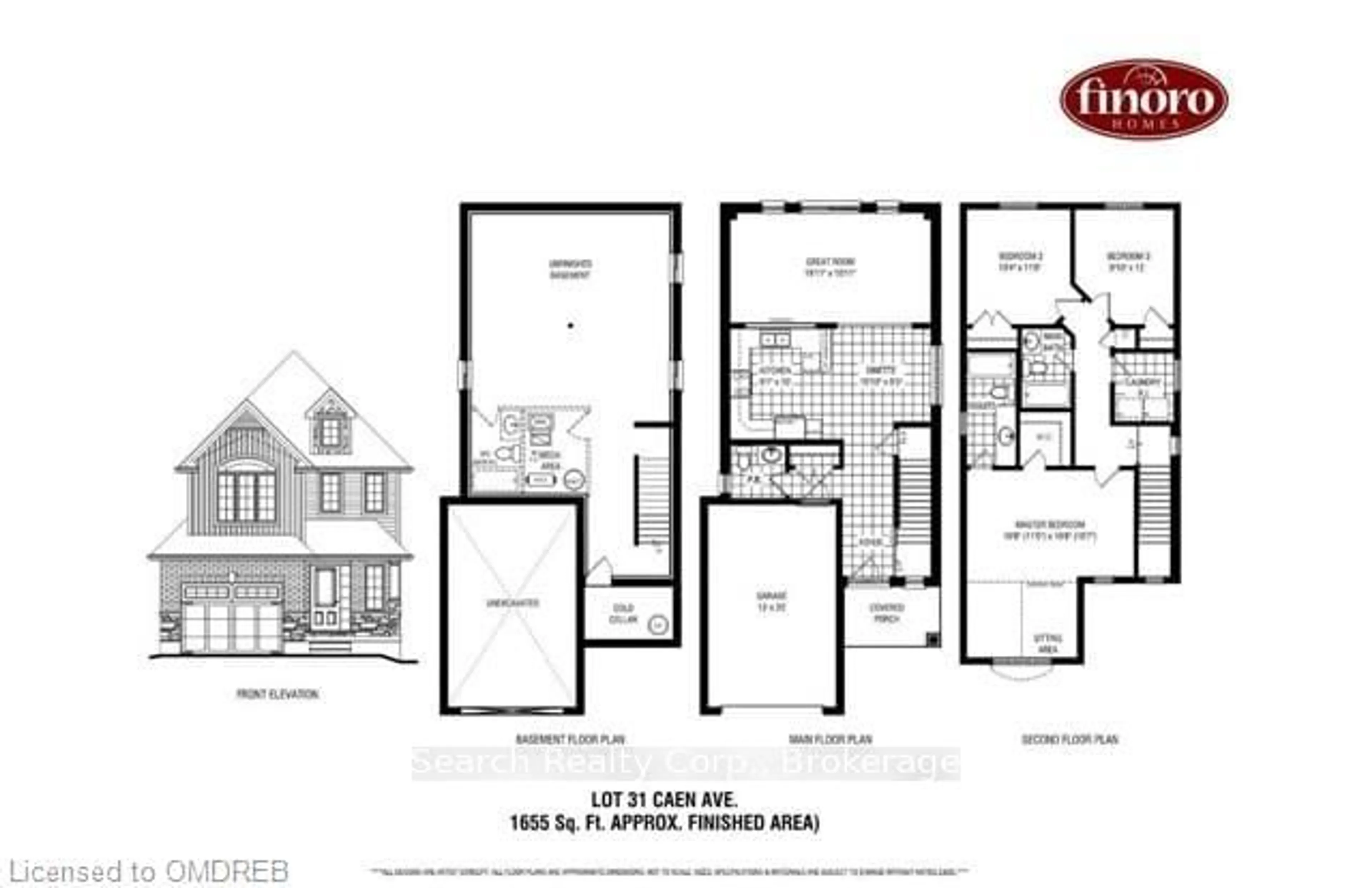 Floor plan for 1389 CAEN Ave, Woodstock Ontario L4T 0J3