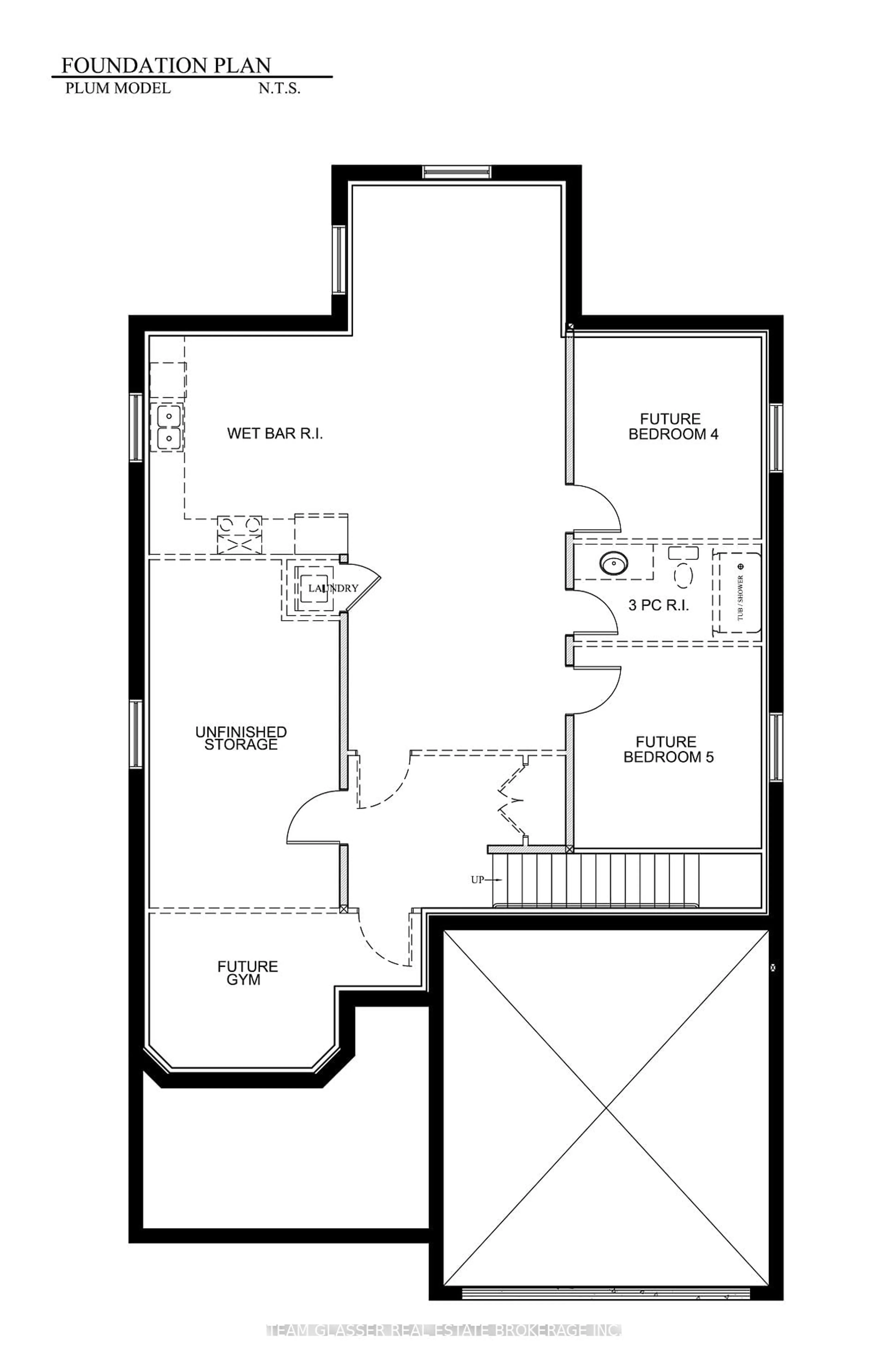 Floor plan for Lot 32 Sullivan St, South Huron Ontario N0M 1T0