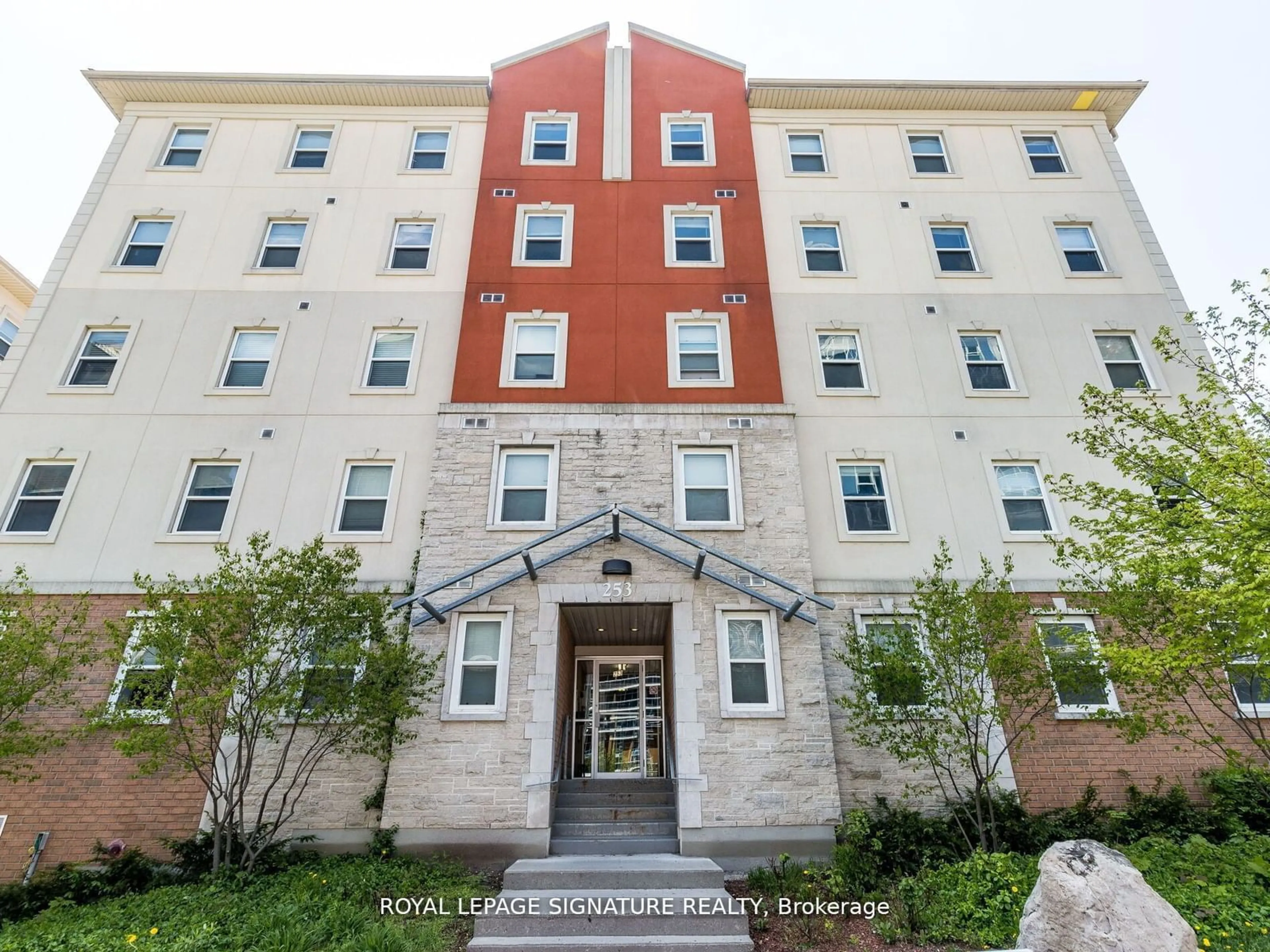 A pic from exterior of the house or condo, the front or back of building for 253 Lester St #101, Waterloo Ontario N2L 3W6