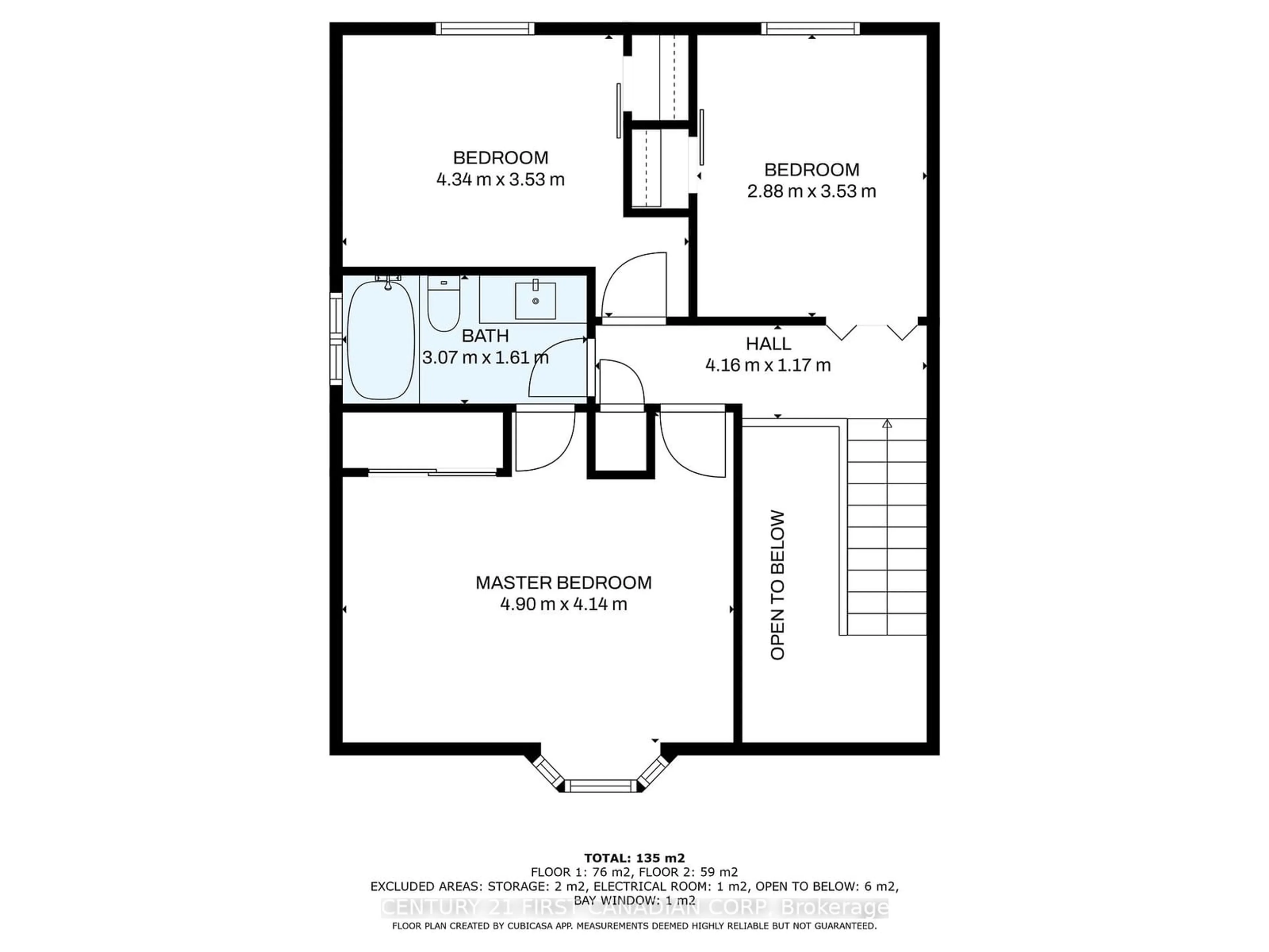 Floor plan for 55 Yew Tree Gdns, London Ontario N6G 2S9