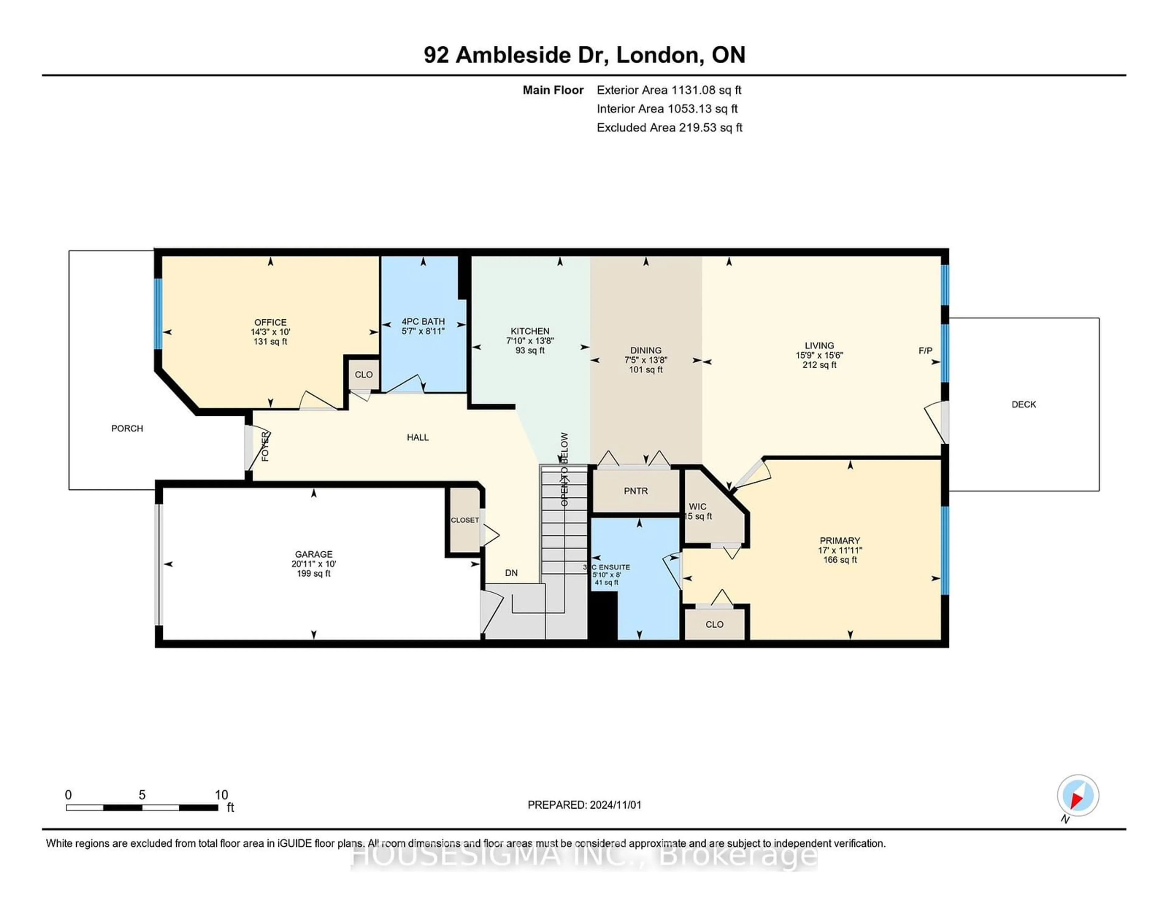 Floor plan for 320 Ambleside Dr #92, London Ontario N6G 5J6