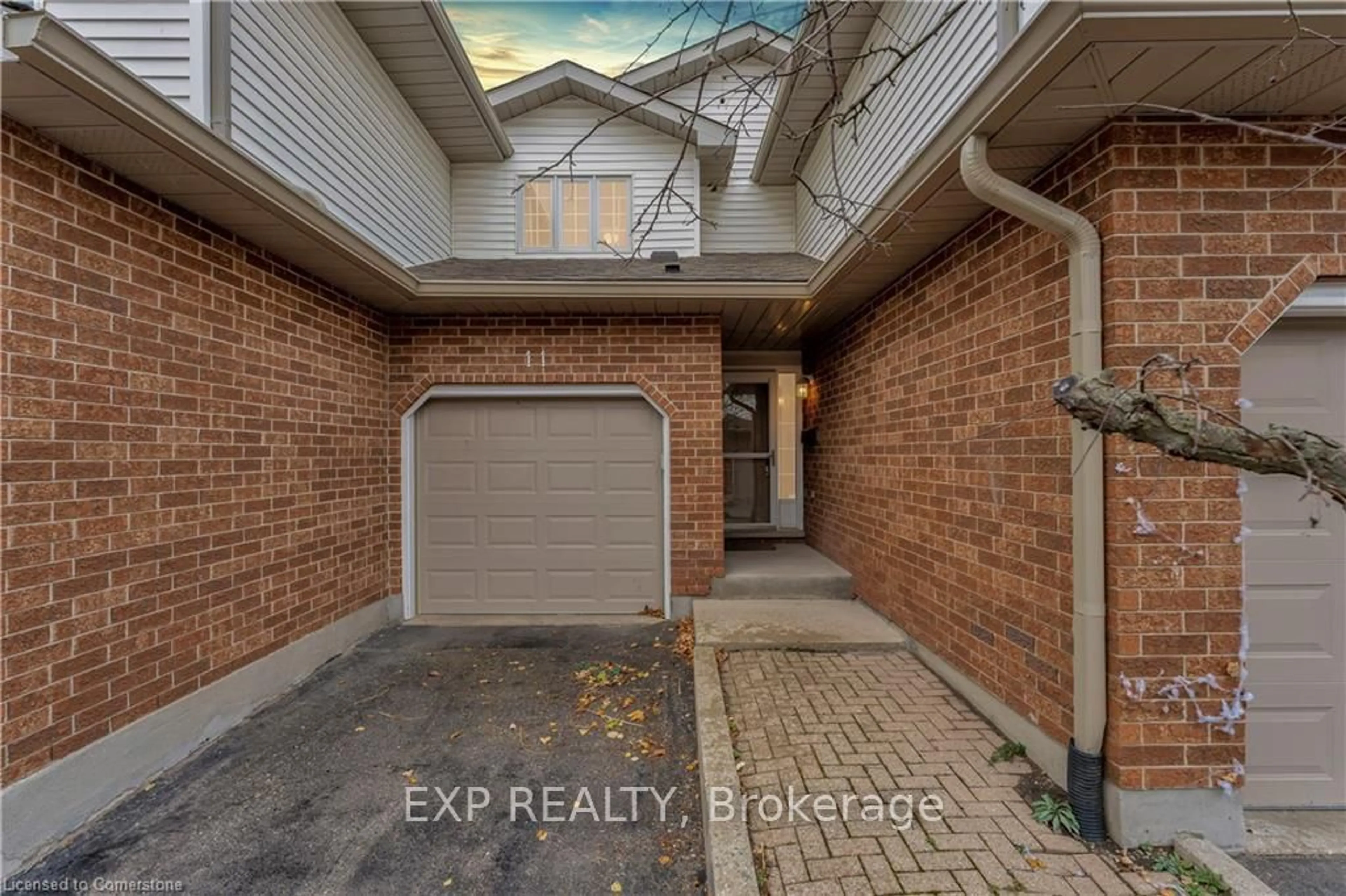 A pic from exterior of the house or condo, the street view for 229 Baker St #11, Waterloo Ontario N2T 2R4