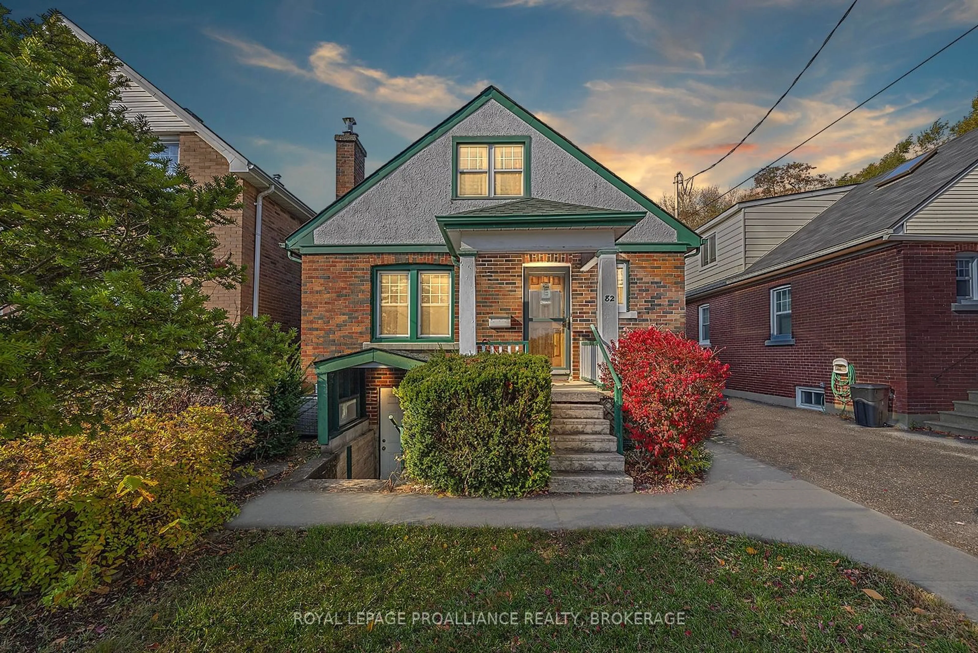 Frontside or backside of a home, the street view for 82 Ellerbeck St, Kingston Ontario K7L 4H7