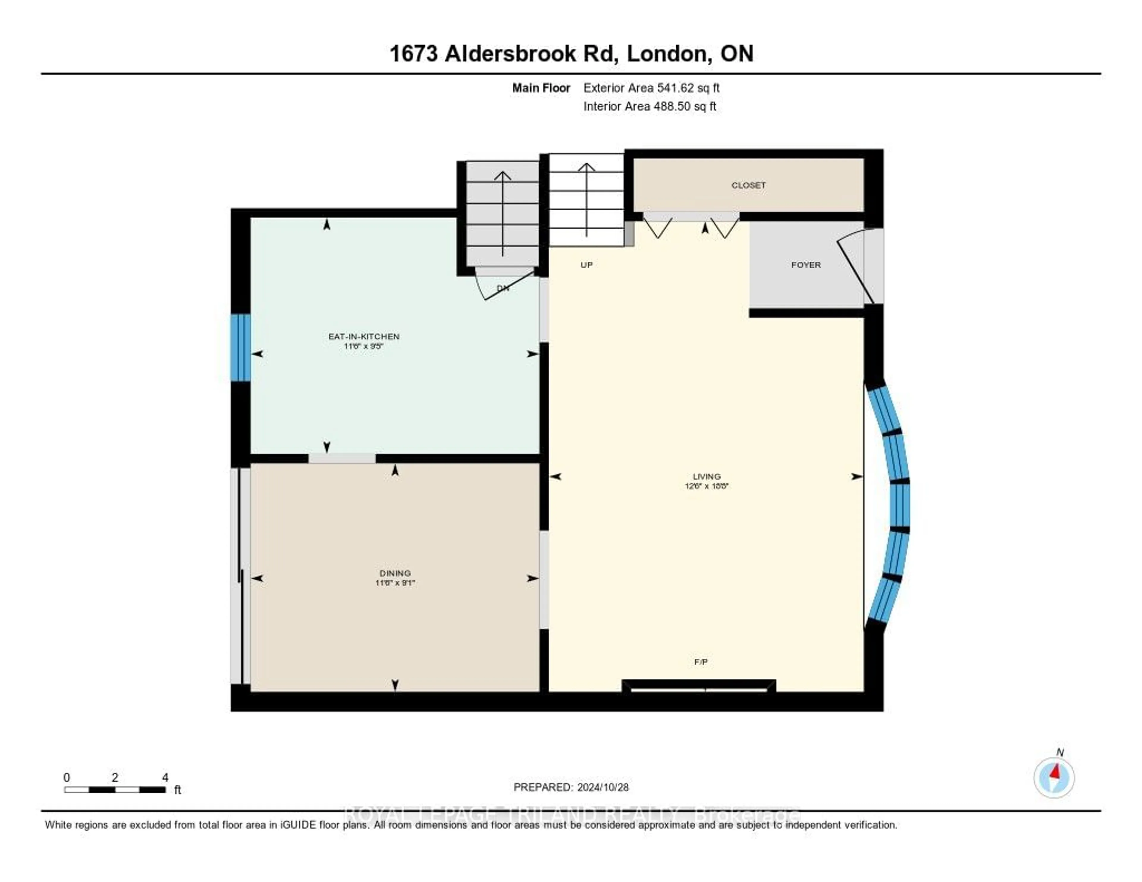 Floor plan for 1673 Aldersbrook Rd, London Ontario N6G 3B7