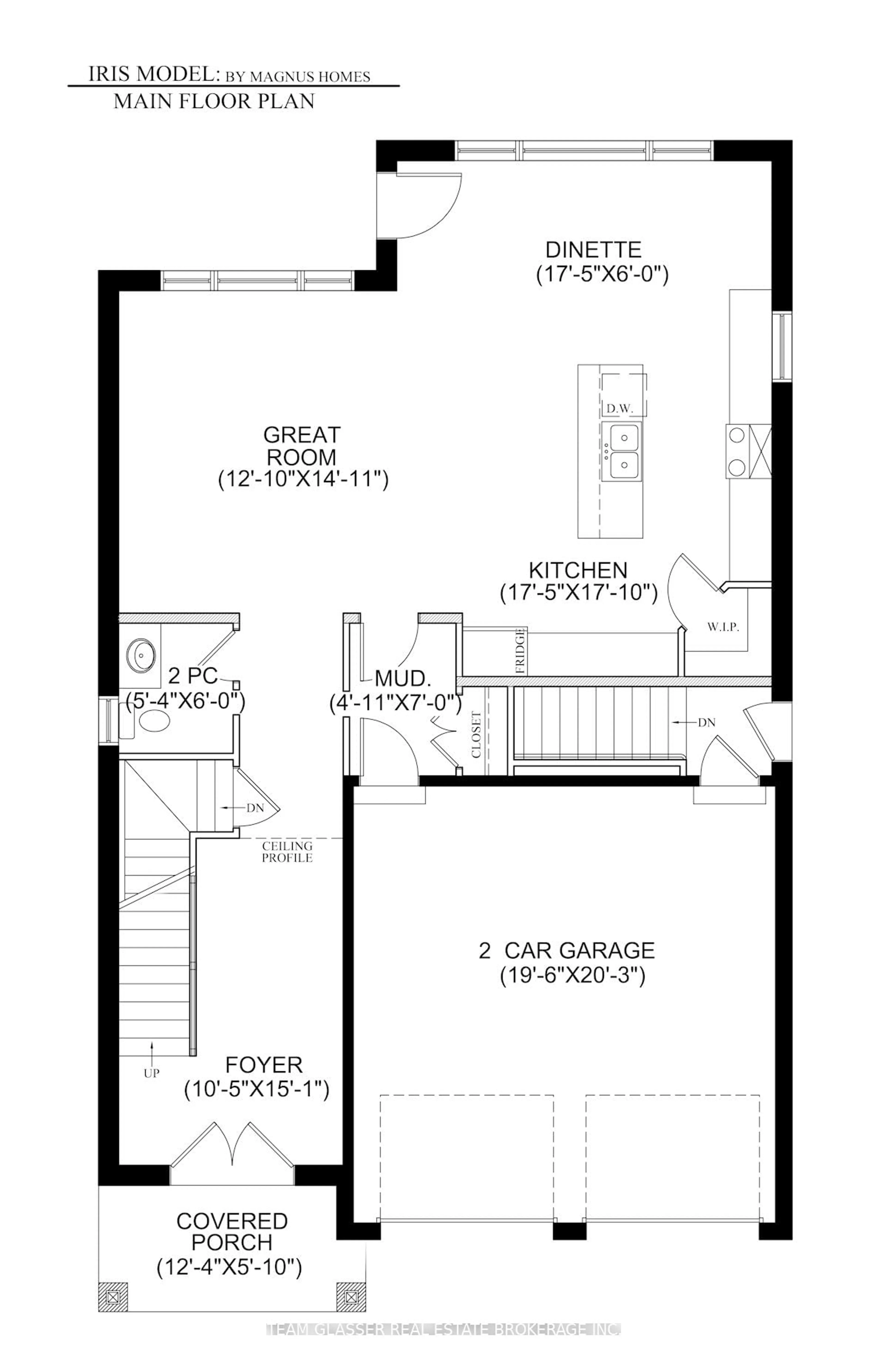 Floor plan for 64 Allister LOT 99 Dr, Middlesex Centre Ontario N0L 1R0