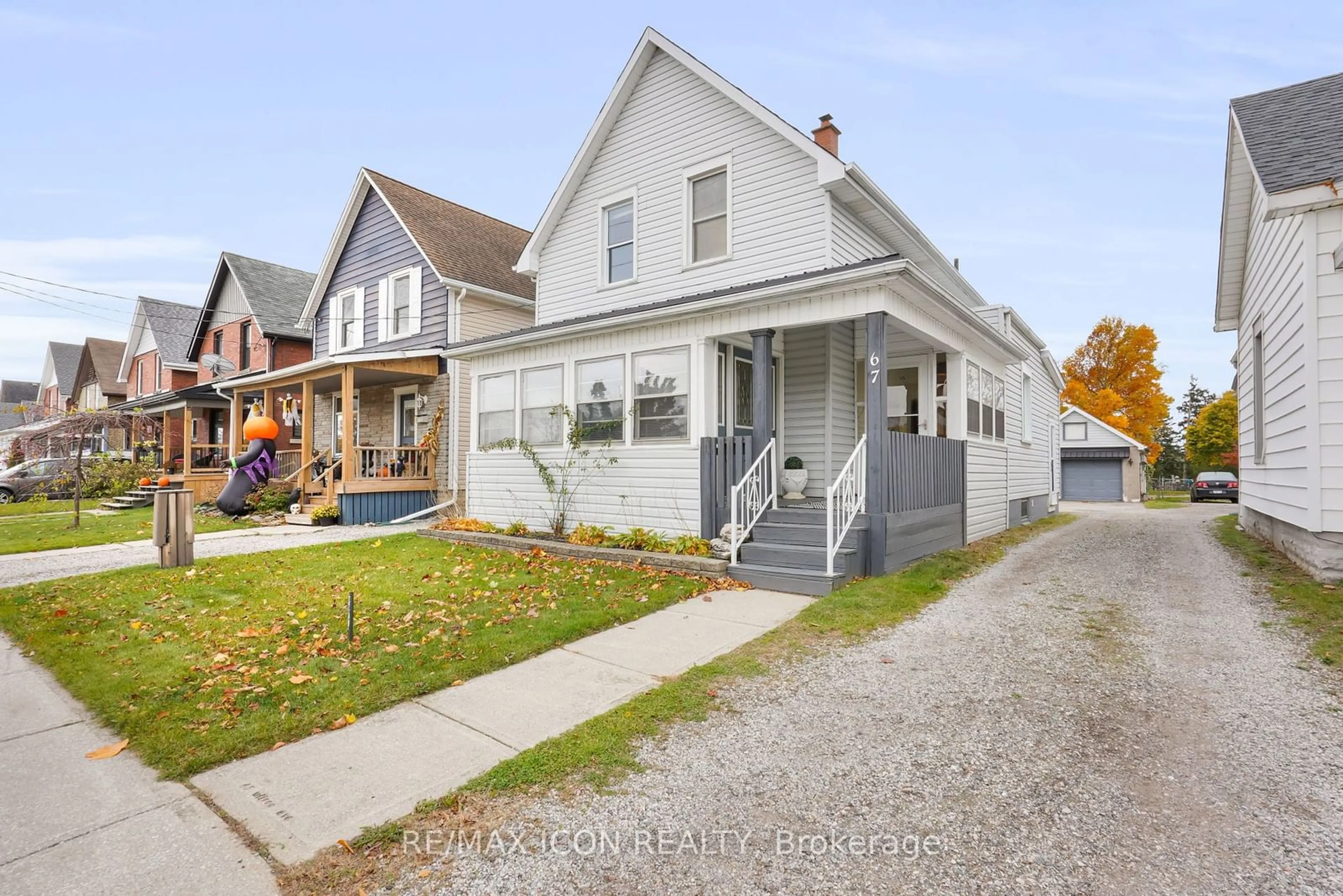 Frontside or backside of a home, the street view for 67 Wilson Ave, St. Thomas Ontario N5R 3R1