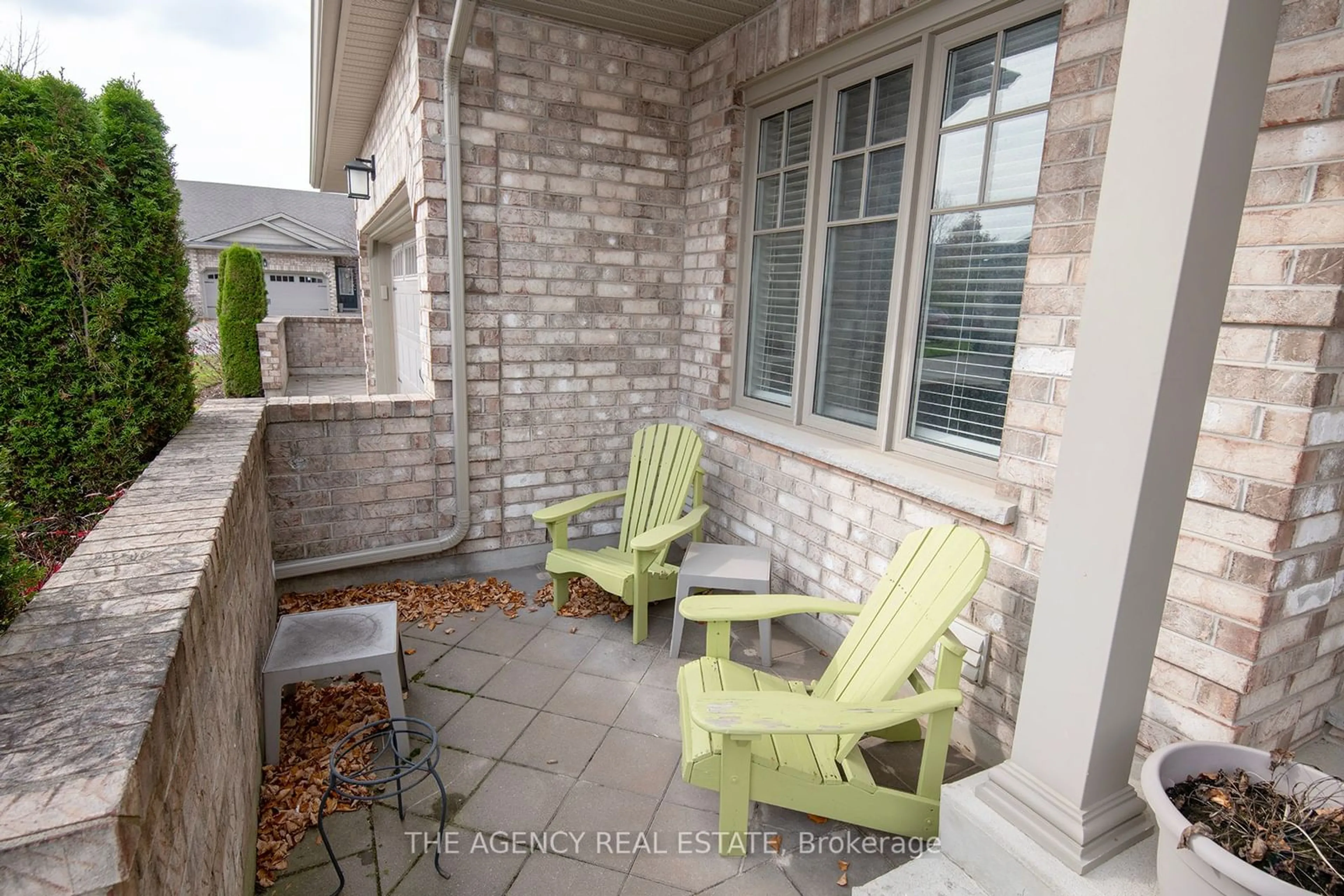 Patio, the fenced backyard for 765 Killarney Rd #92, London Ontario N5X 0H6