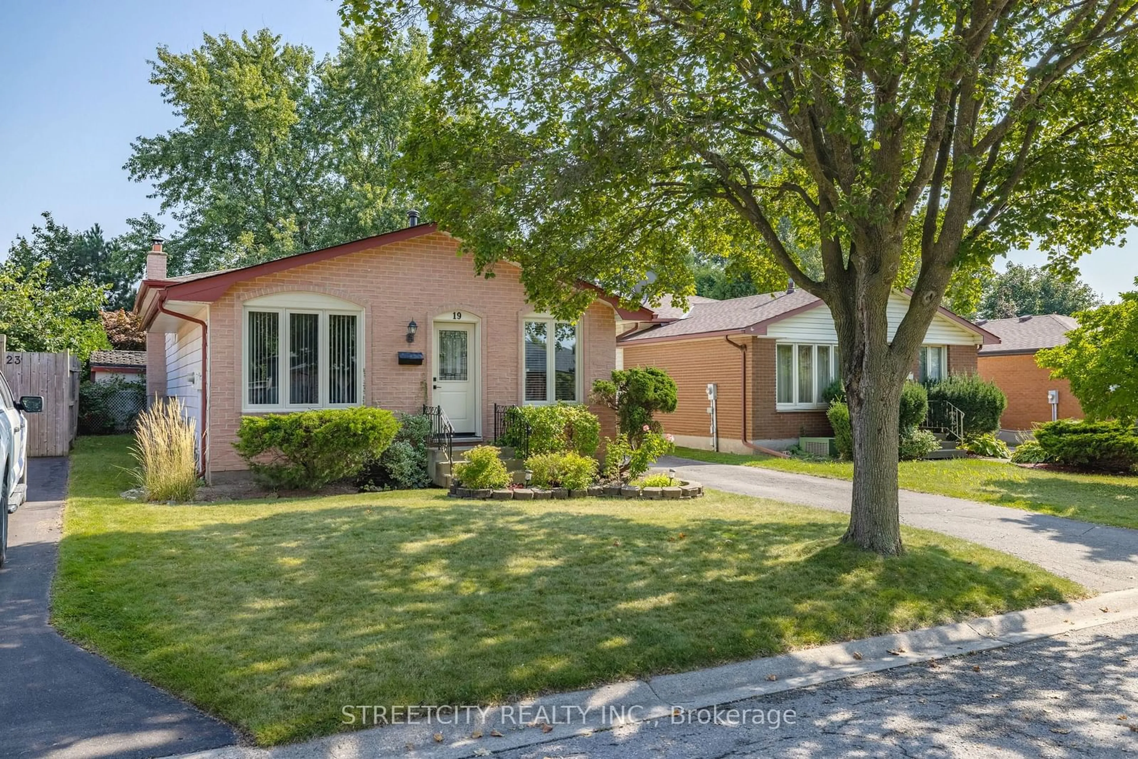 Frontside or backside of a home, the street view for 19 Muriel Cres, London Ontario N6E 2K3