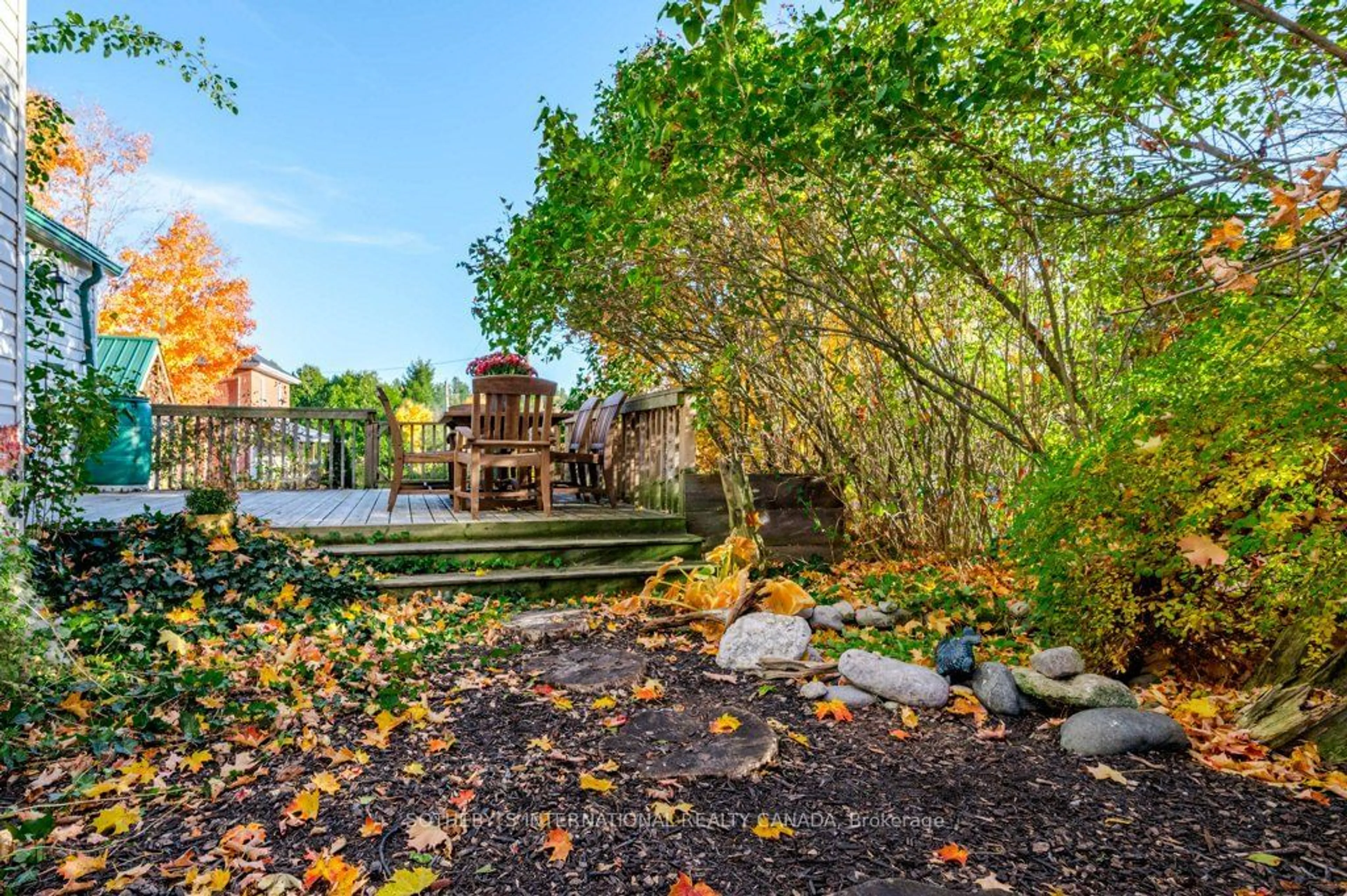 Patio, the fenced backyard for 48 Nelson St, Trent Hills Ontario K0K 3K0