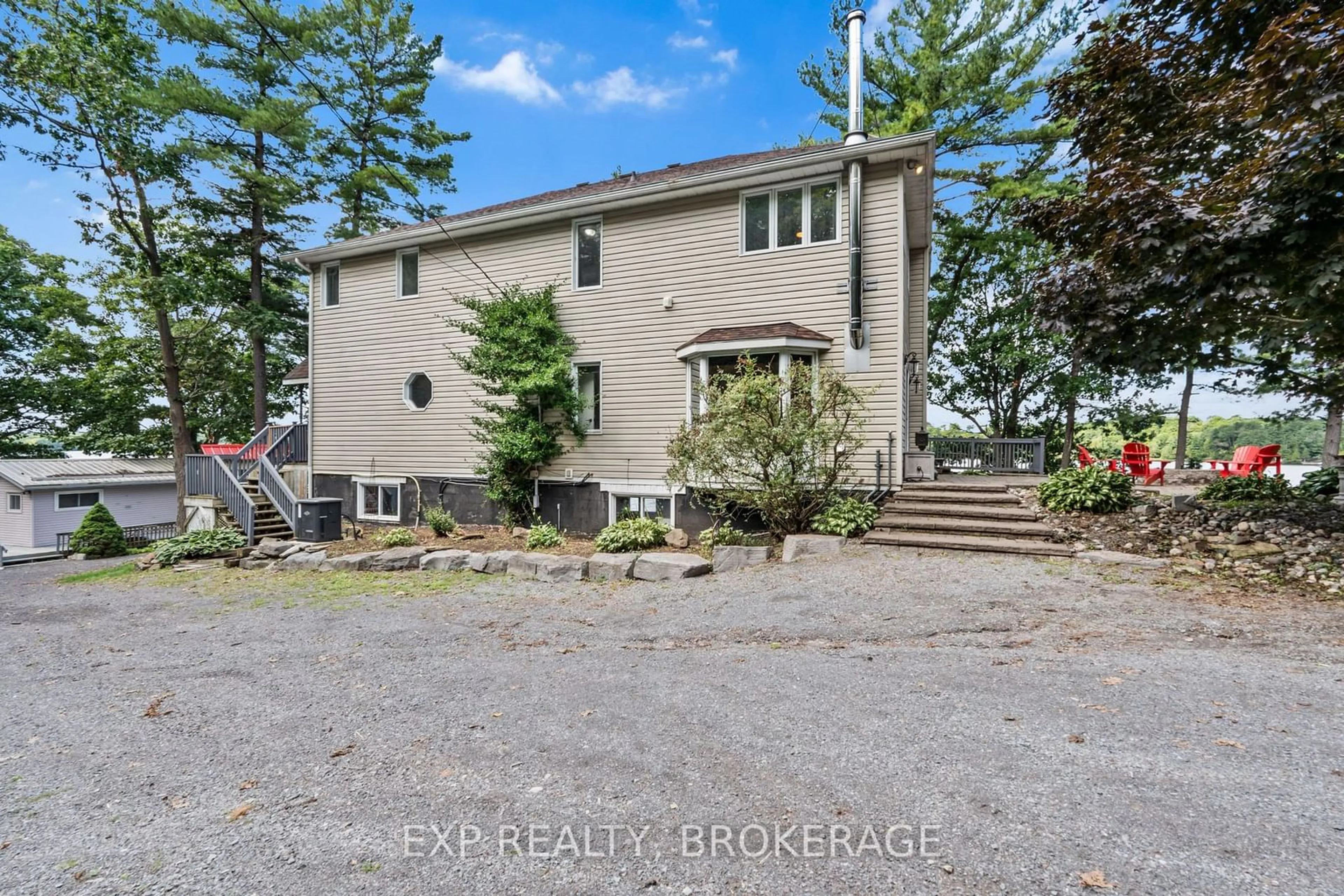 A pic from exterior of the house or condo, the front or back of building for 1403A EVERETT Lane, South Frontenac Ontario K0H 2T0