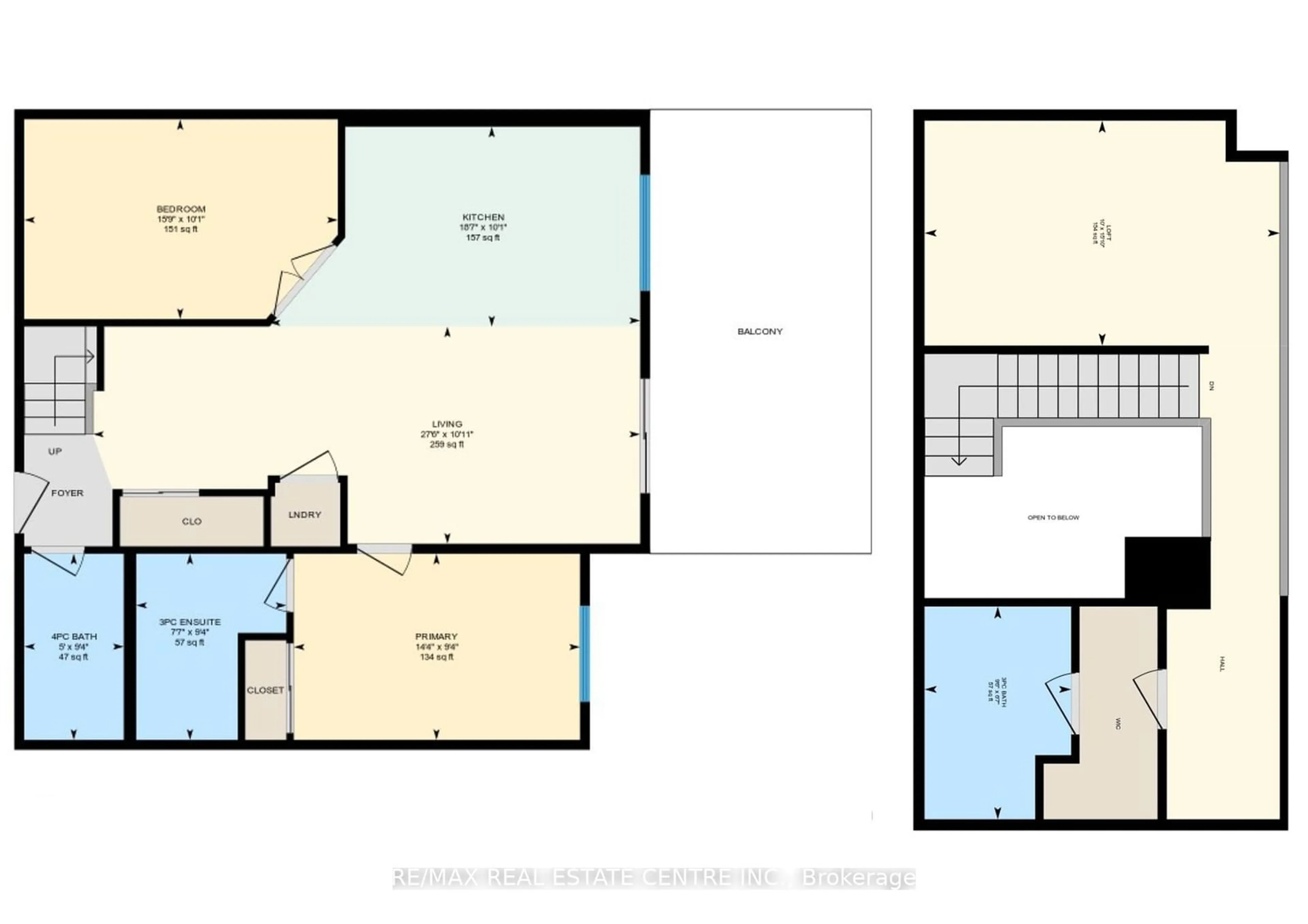 Floor plan for 35 Kingsbury Sq #414, Guelph Ontario N1L 0J4