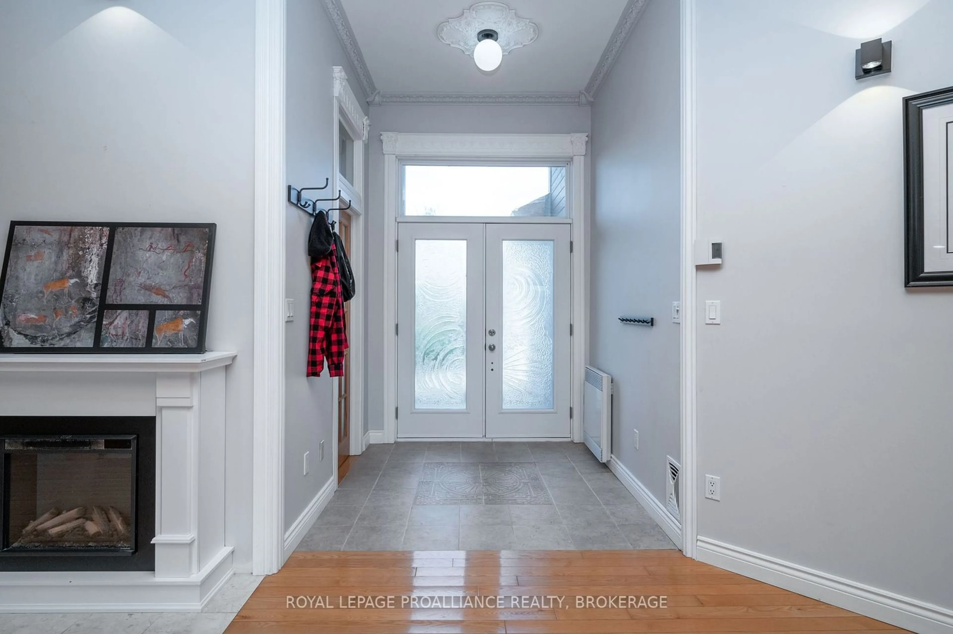 Indoor entryway, wood floors for 10 North Shore Rd, Frontenac Islands Ontario K7G 2V6