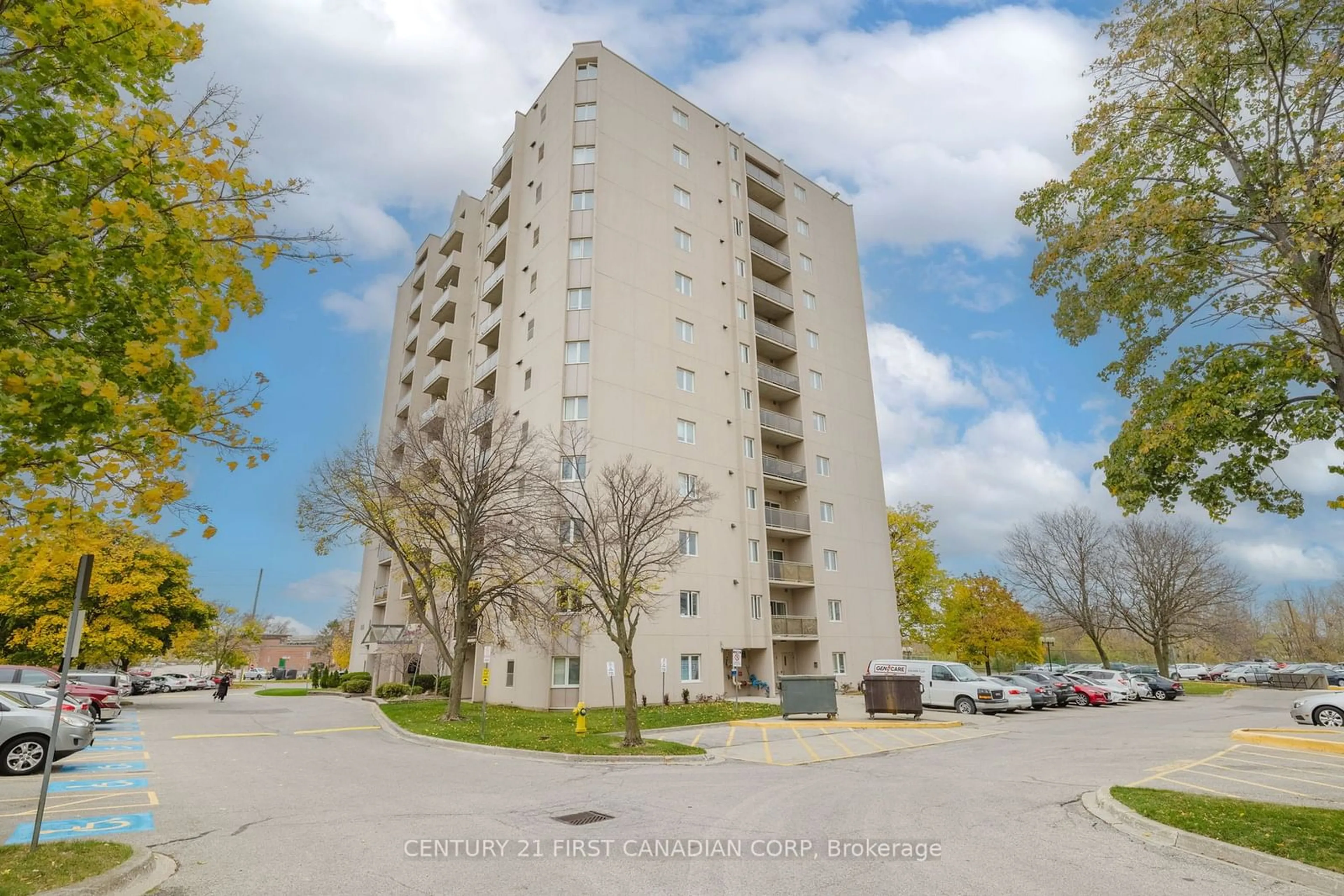 A pic from exterior of the house or condo, the front or back of building for 858 Commissioners Rd #503, London Ontario N6C 5Y5