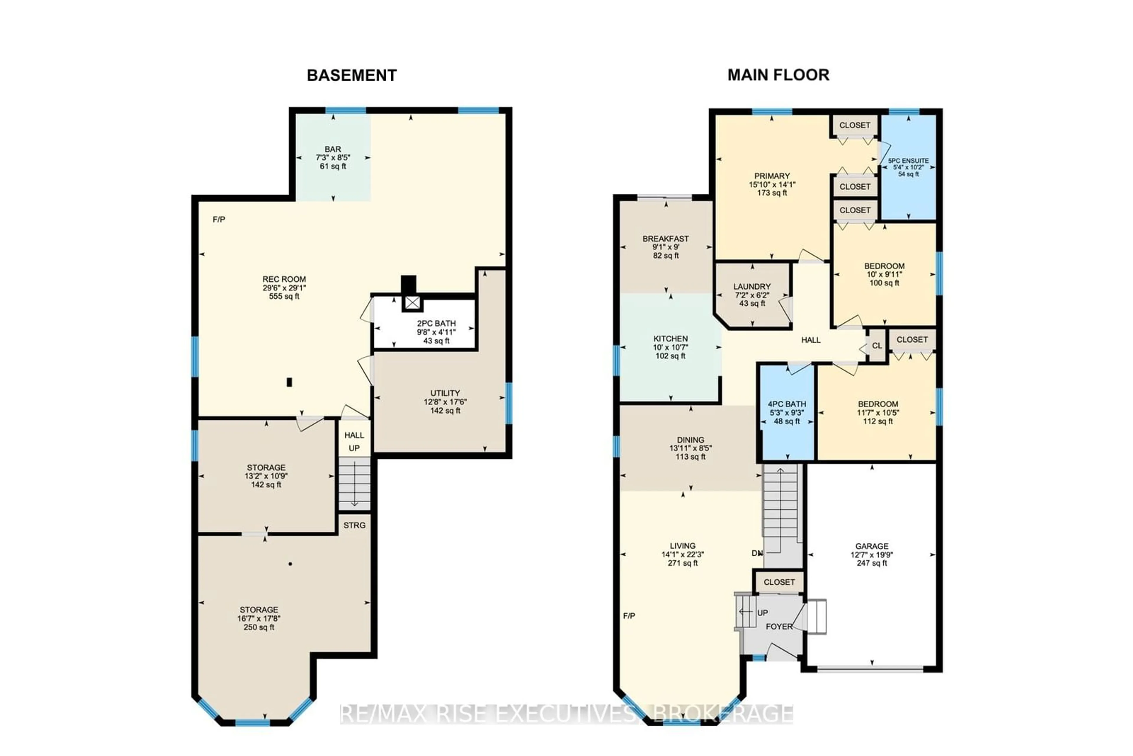 Floor plan for 405 Cavendish Cres, Kingston Ontario K7P 3E3