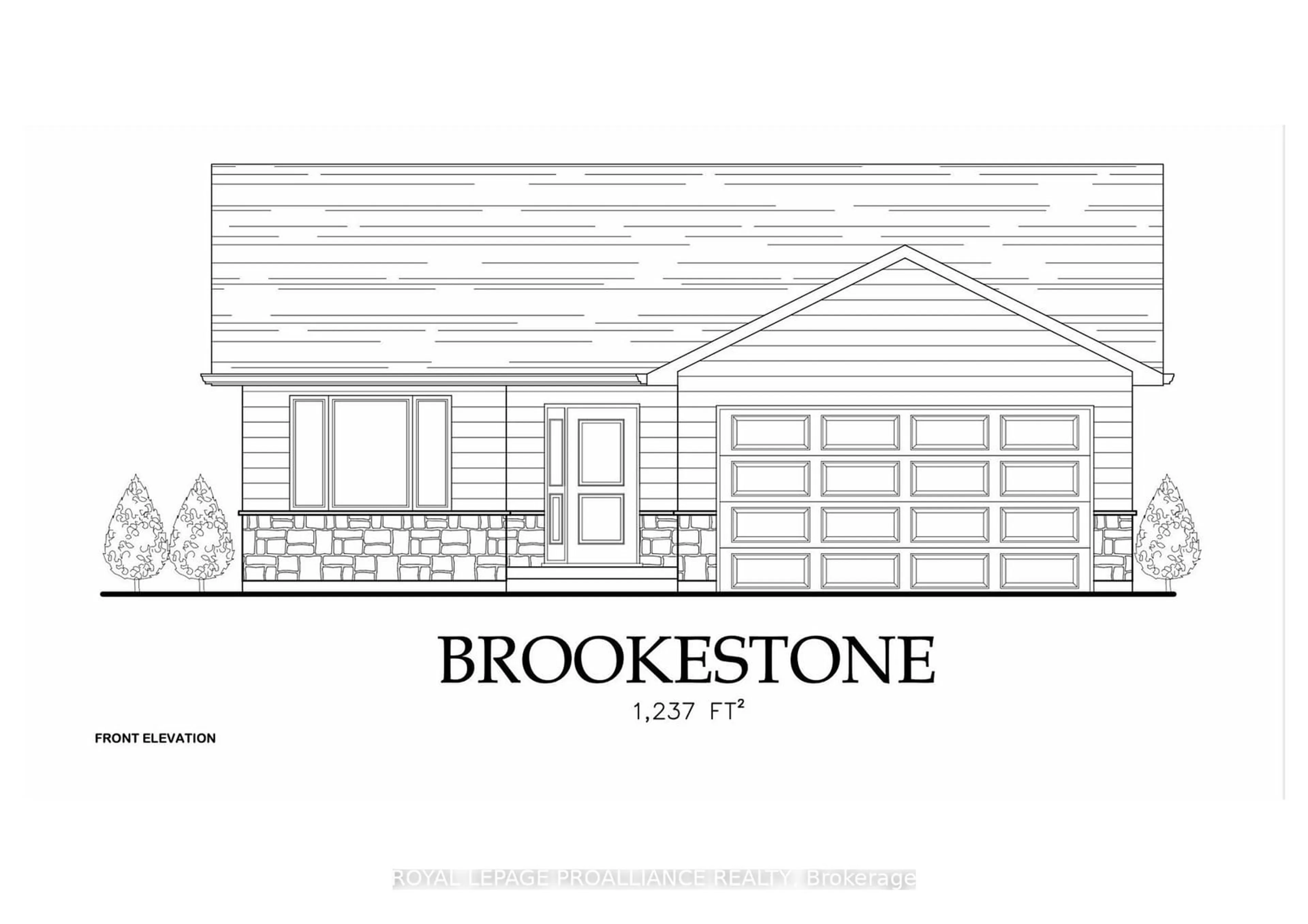 Frontside or backside of a home, the front or back of building for Lot 4 Homewood Ave, Trent Hills Ontario K0L 1Y0