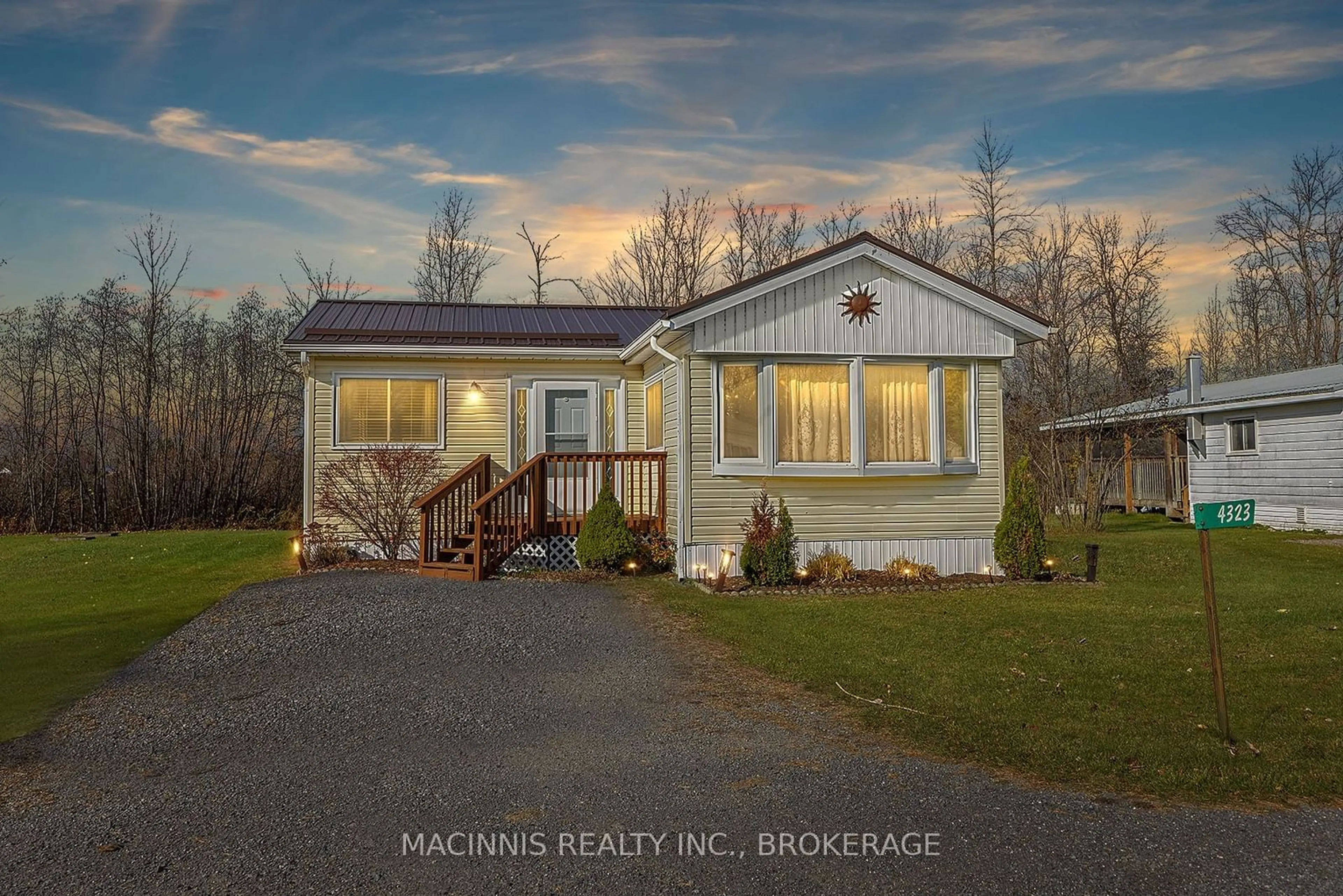 Frontside or backside of a home, cottage for 4323 E.R Orser Dr, South Frontenac Ontario K0H 2W0