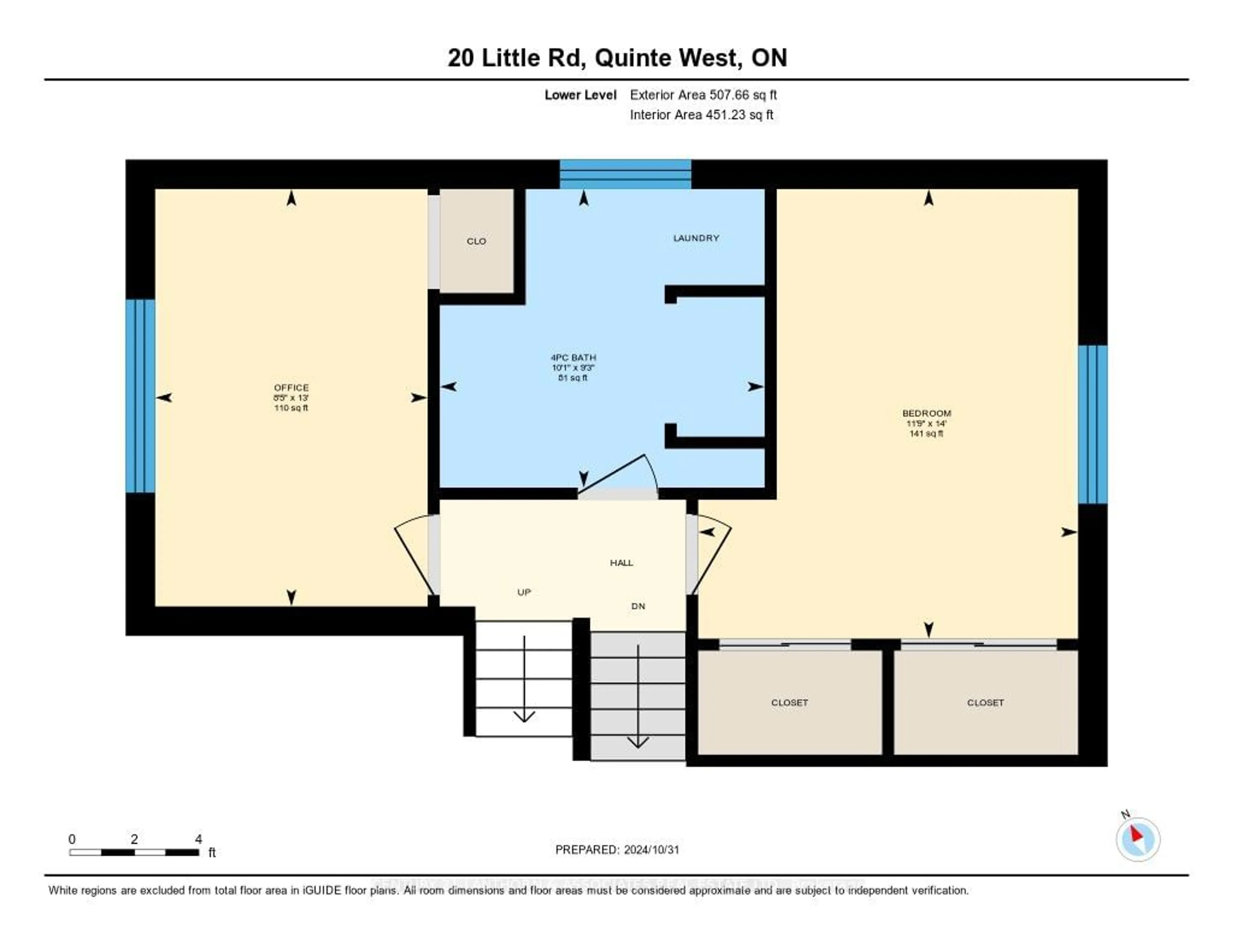 Floor plan for 20 Little Rd, Quinte West Ontario K8V 5P7