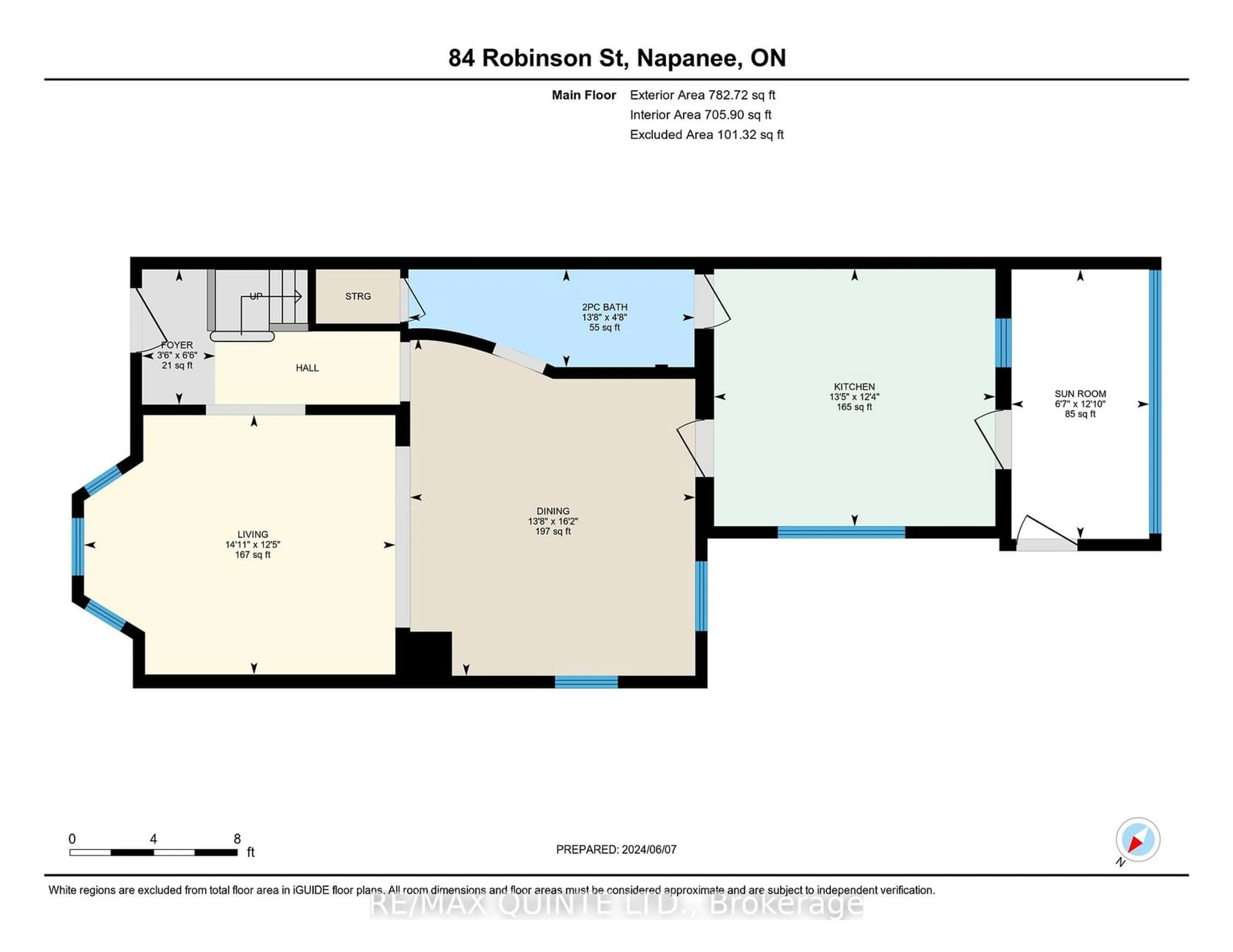 Floor plan for 84 ROBINSON St, Greater Napanee Ontario K7R 2R9